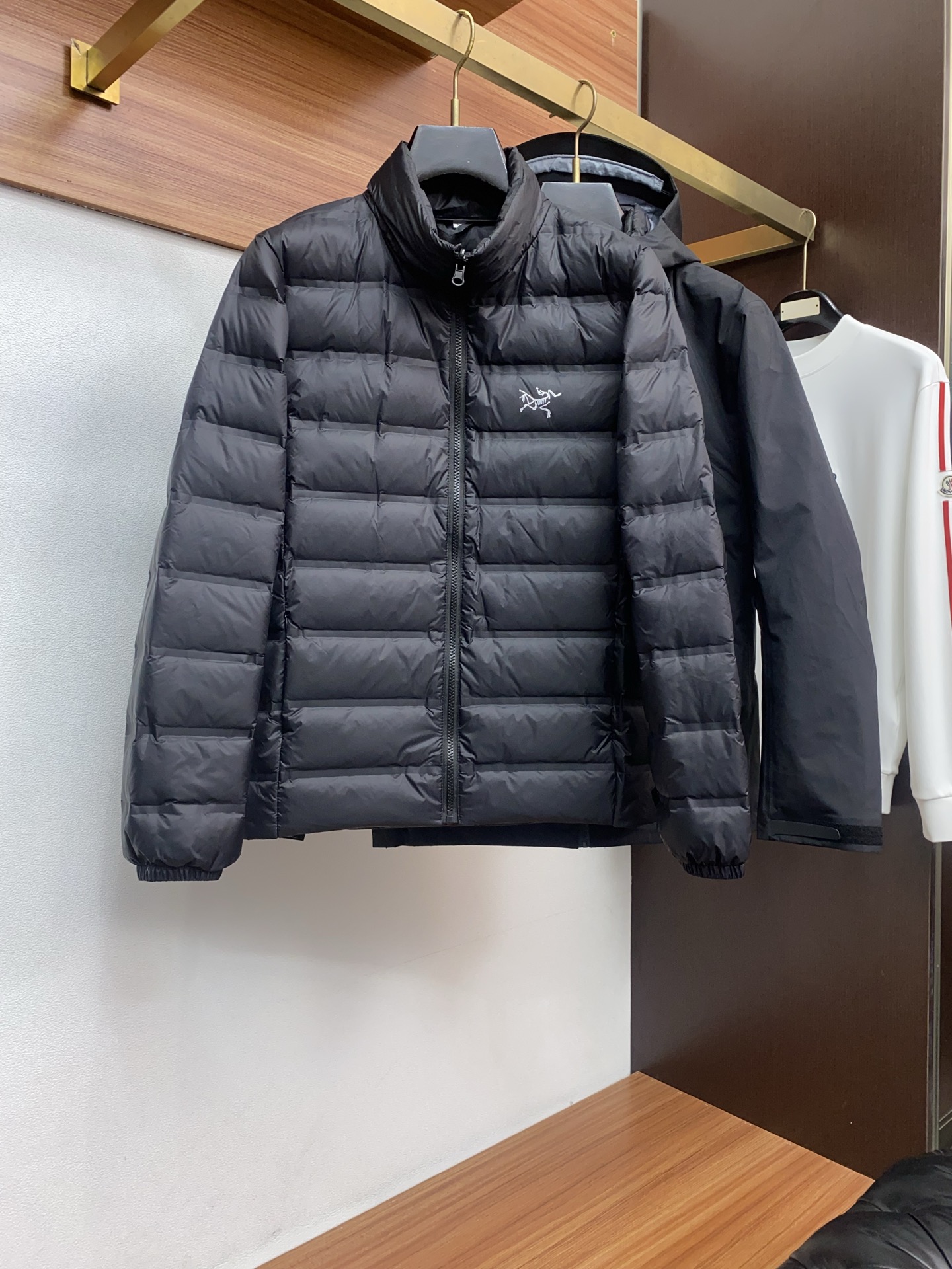 Arcteryx Male Down Jacket White Duck Down Hooded S-l-xl