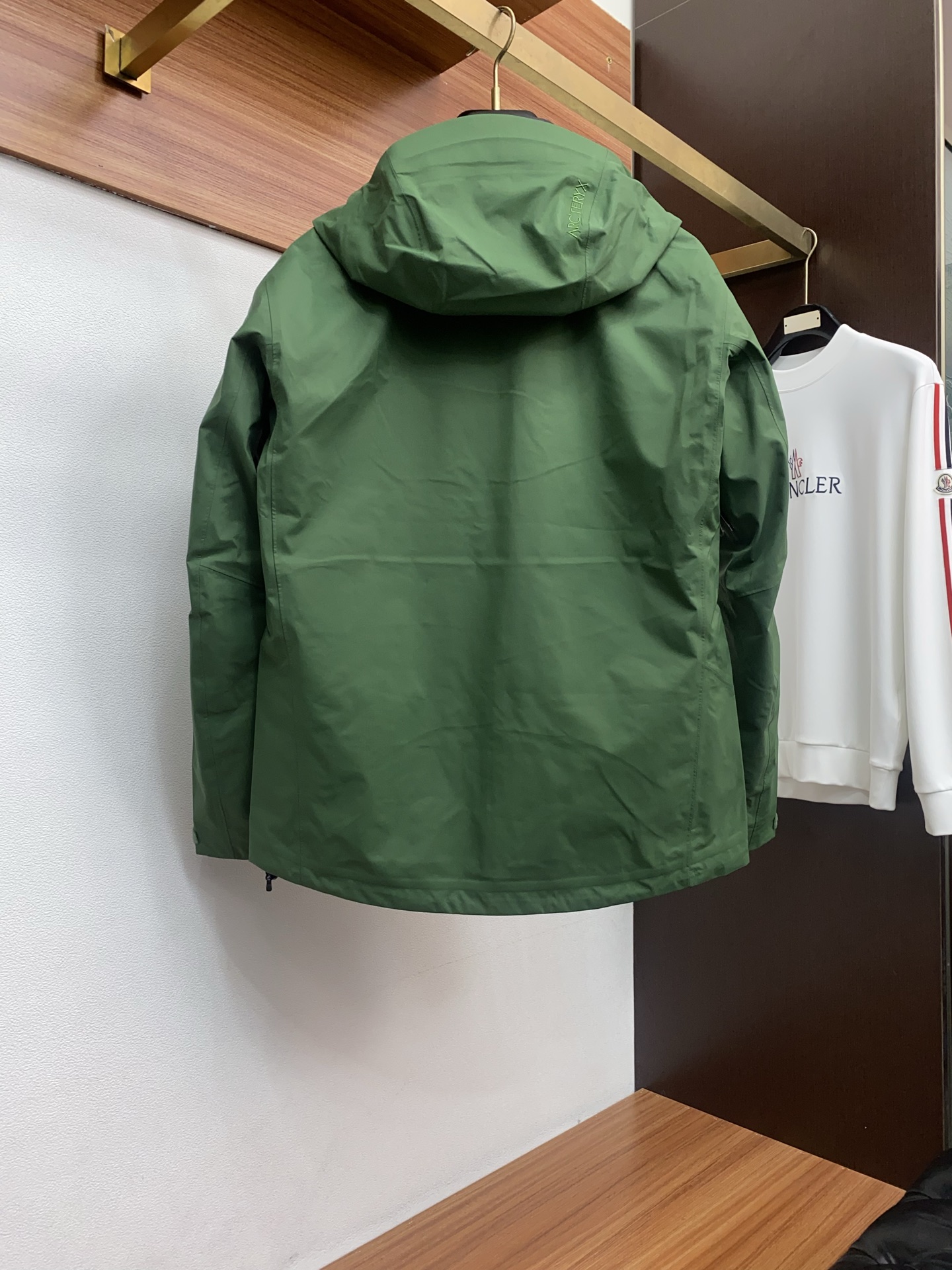 Arcteryx Male Down Jacket White Duck Down Hooded S-l-xl