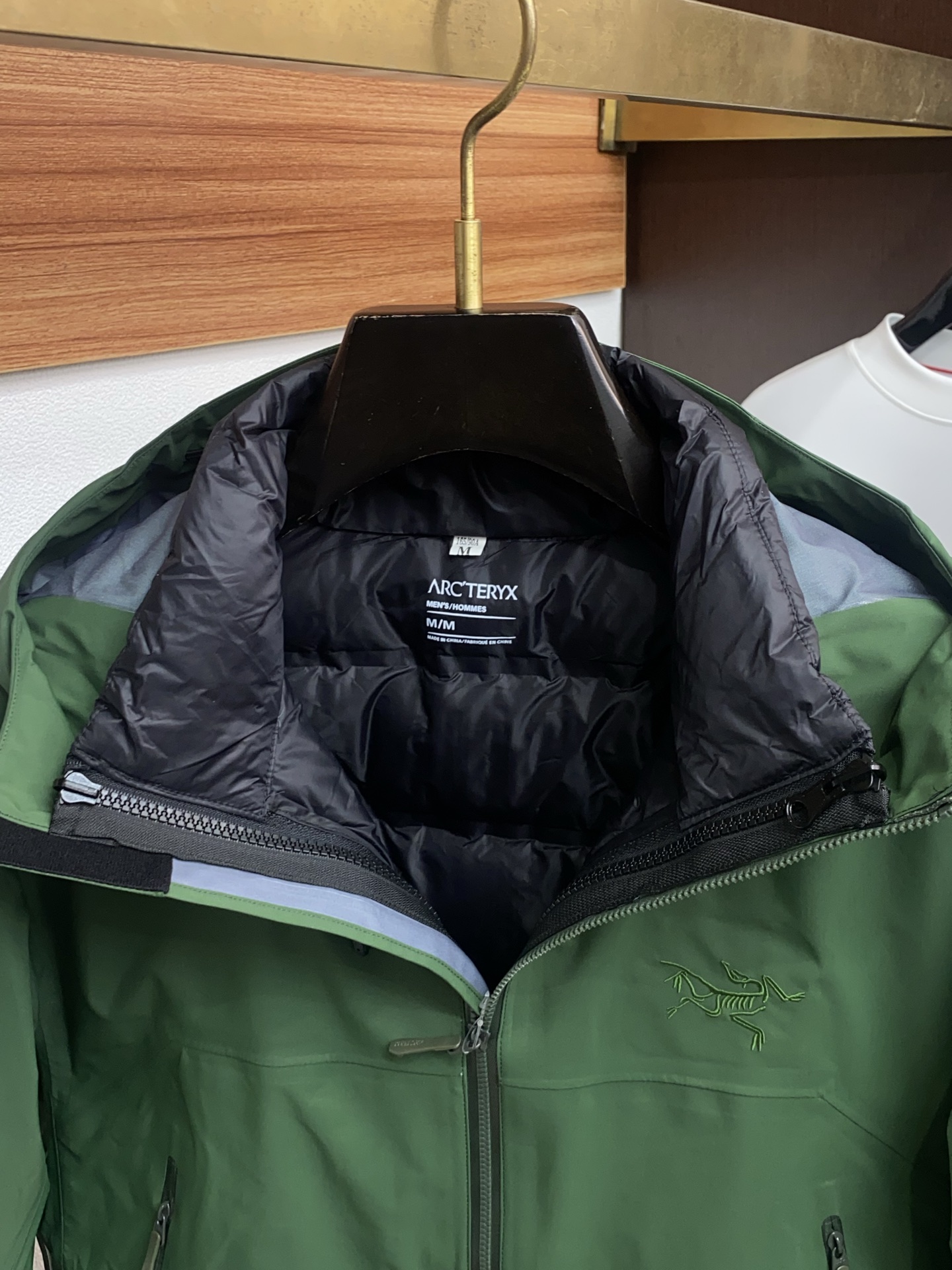 Arcteryx Male Down Jacket White Duck Down Hooded S-l-xl