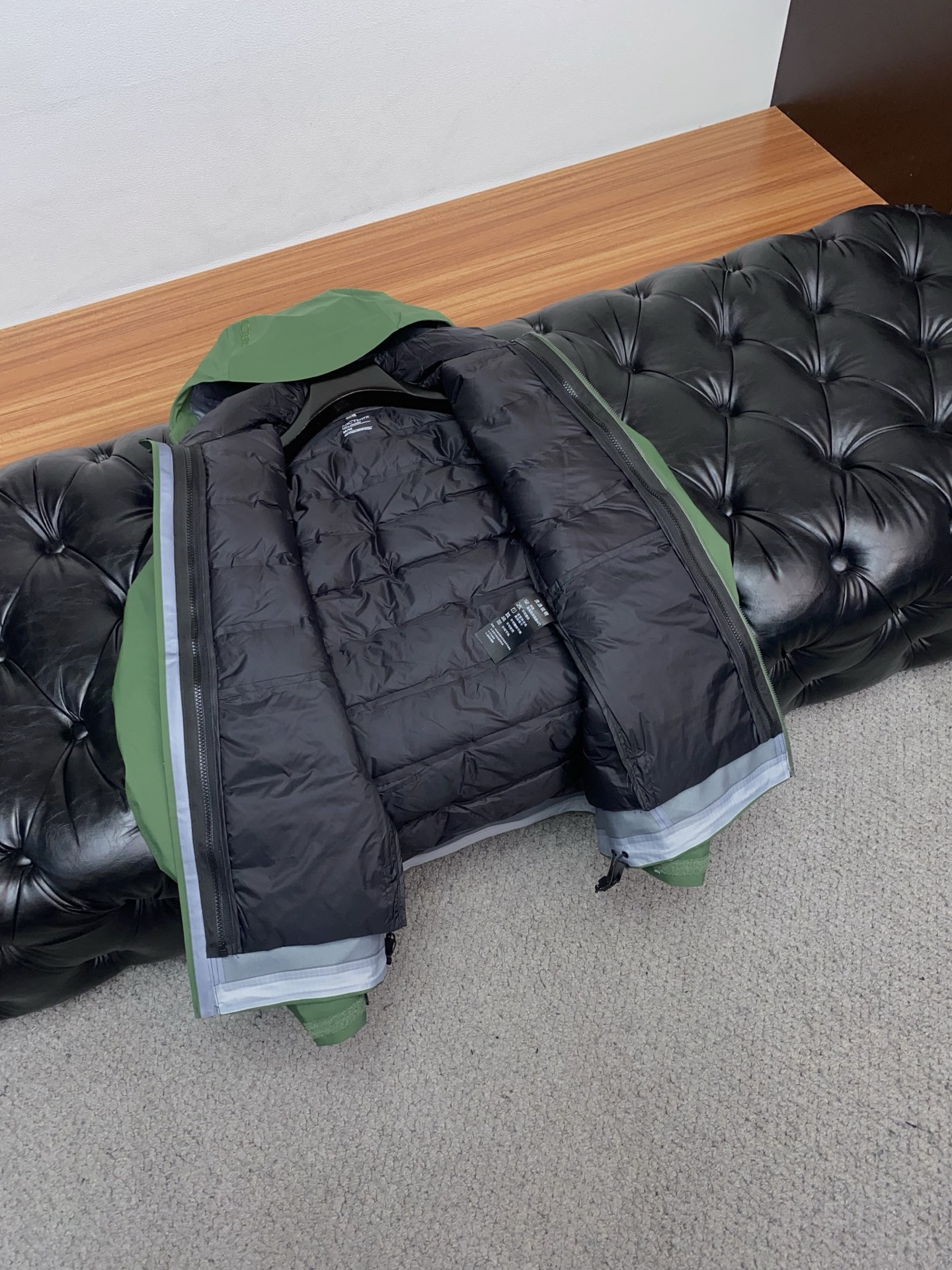 Arcteryx Male Down Jacket White Duck Down Hooded S-l-xl