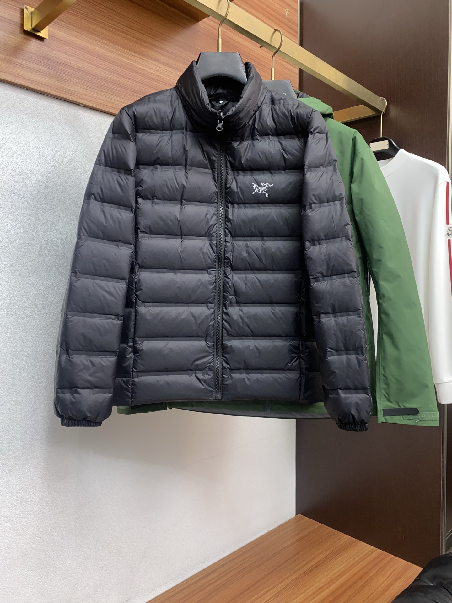 Arcteryx Male Down Jacket White Duck Down Hooded S-l-xl