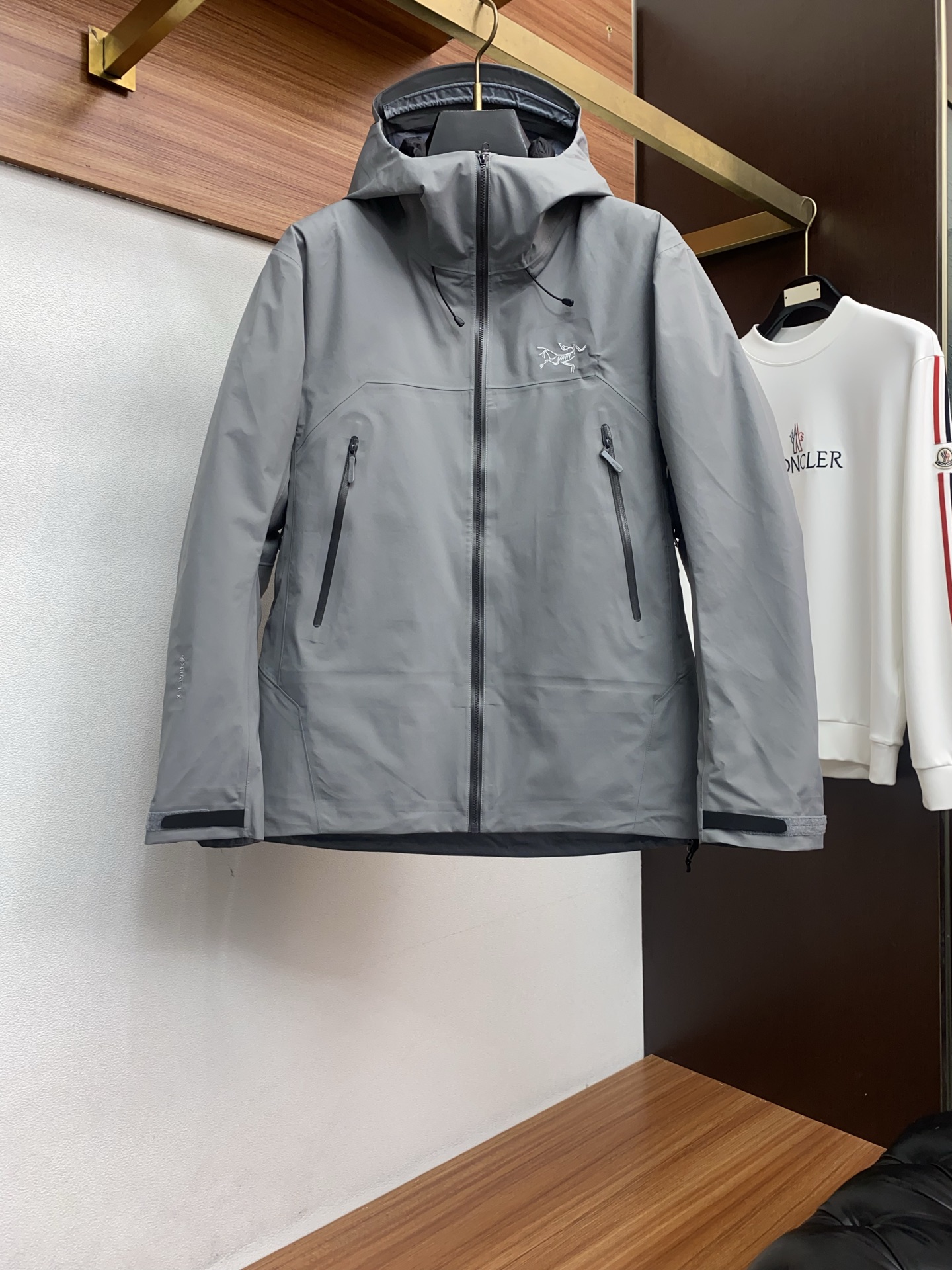 Arcteryx Male Down Jacket White Duck Down Hooded S-l-xl