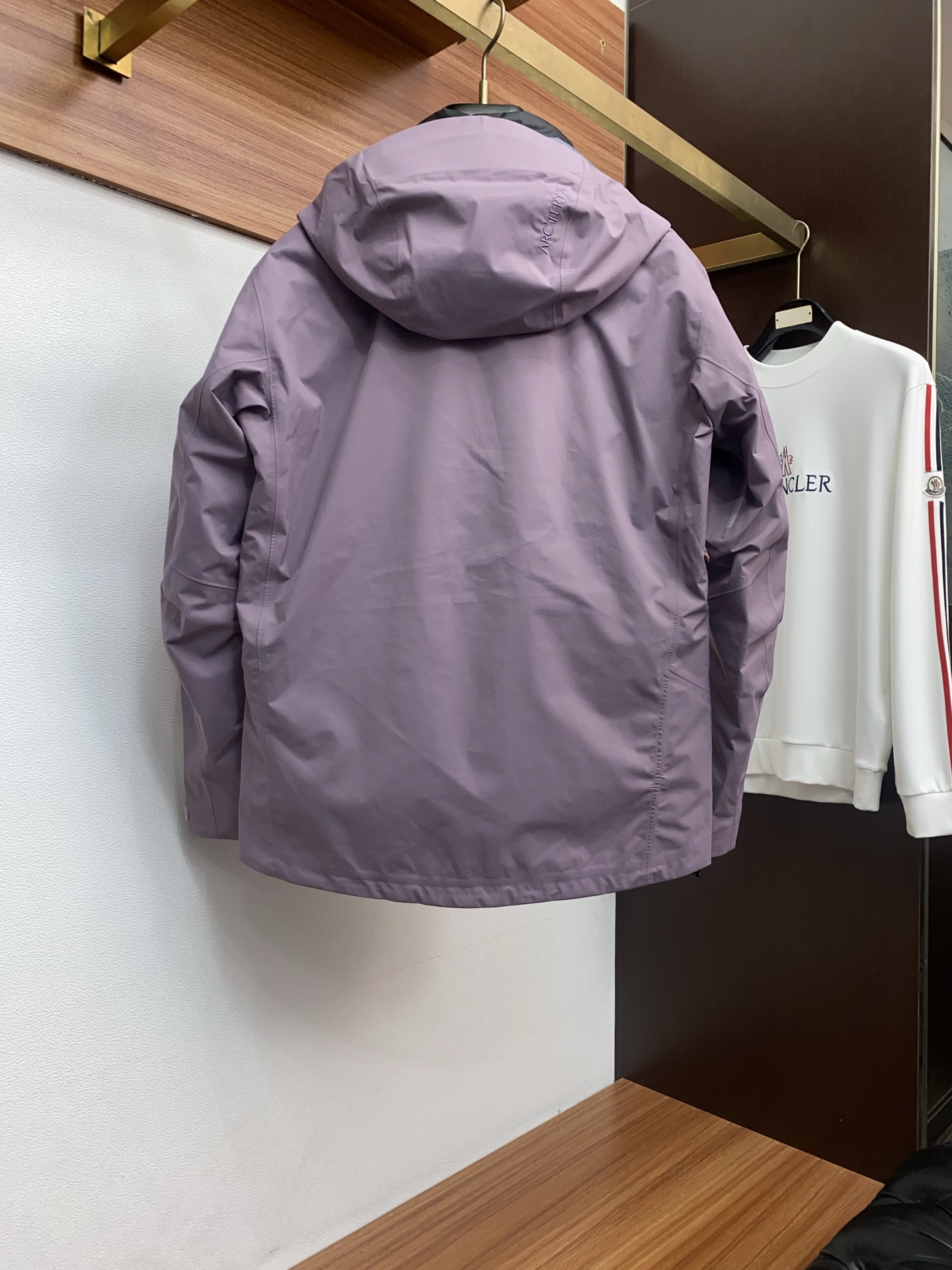 Arcteryx Male Down Jacket White Duck Down Hooded S-l-xl