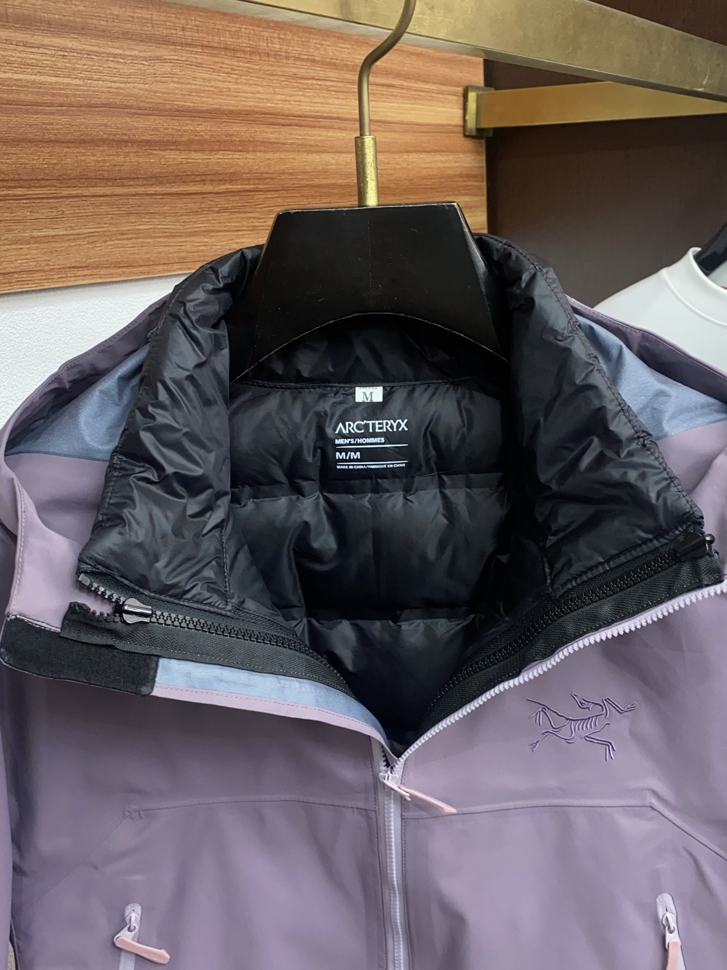 Arcteryx Male Down Jacket White Duck Down Hooded S-l-xl