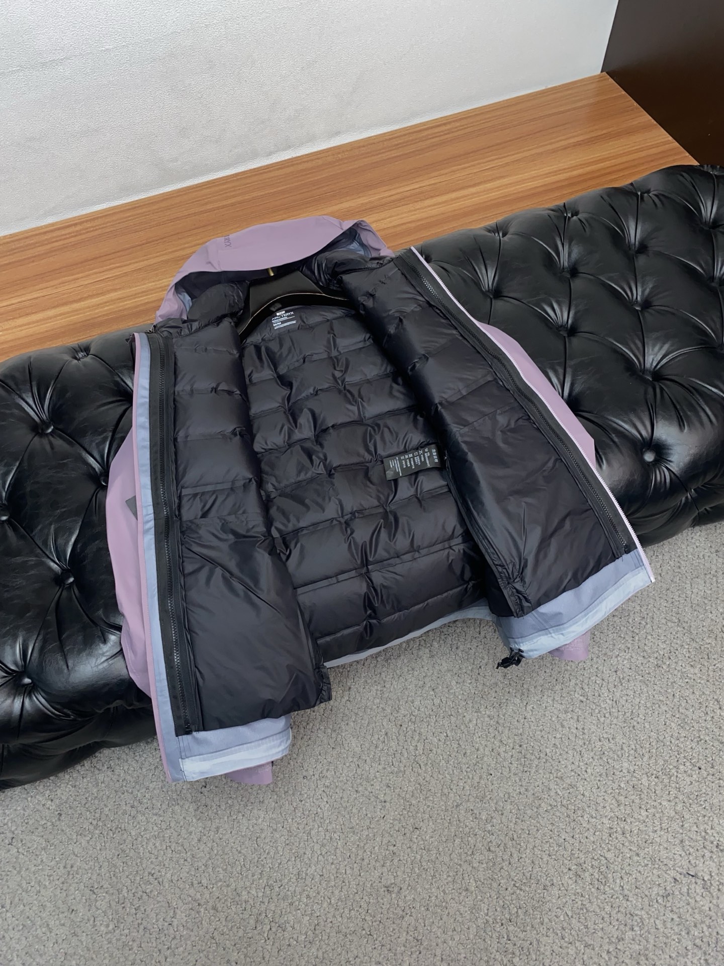 Arcteryx Male Down Jacket White Duck Down Hooded S-l-xl