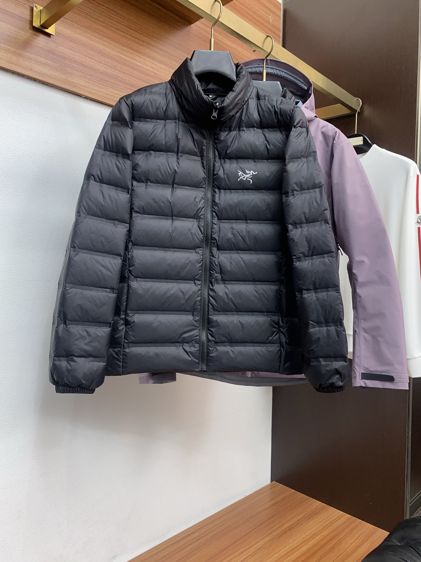 Arcteryx Male Down Jacket White Duck Down Hooded S-l-xl