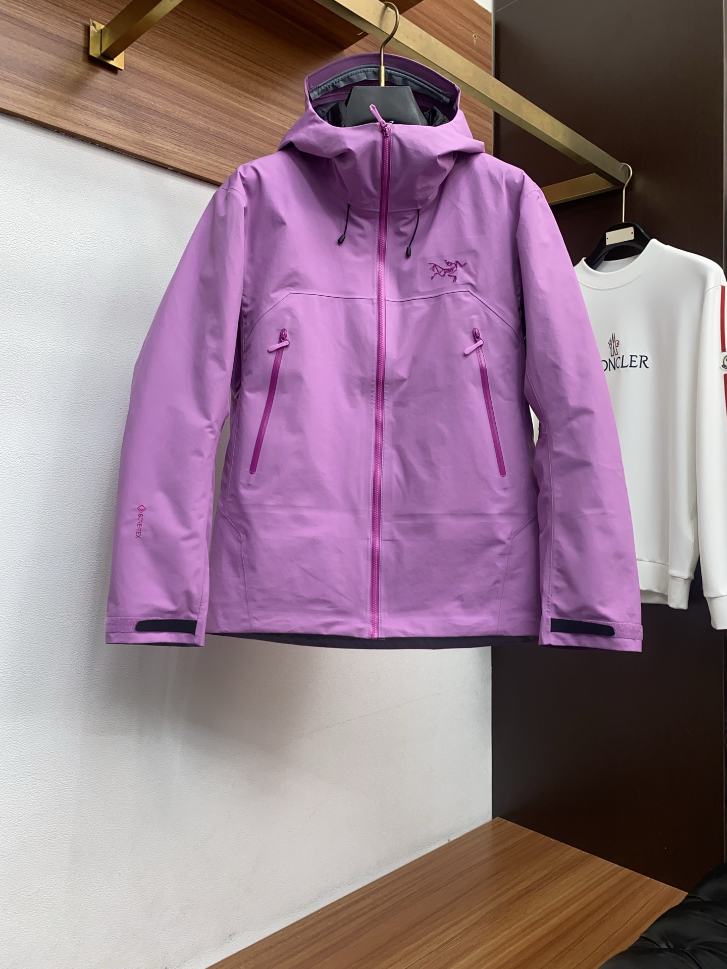 Arcteryx Male Down Jacket White Duck Down Hooded S-l-xl