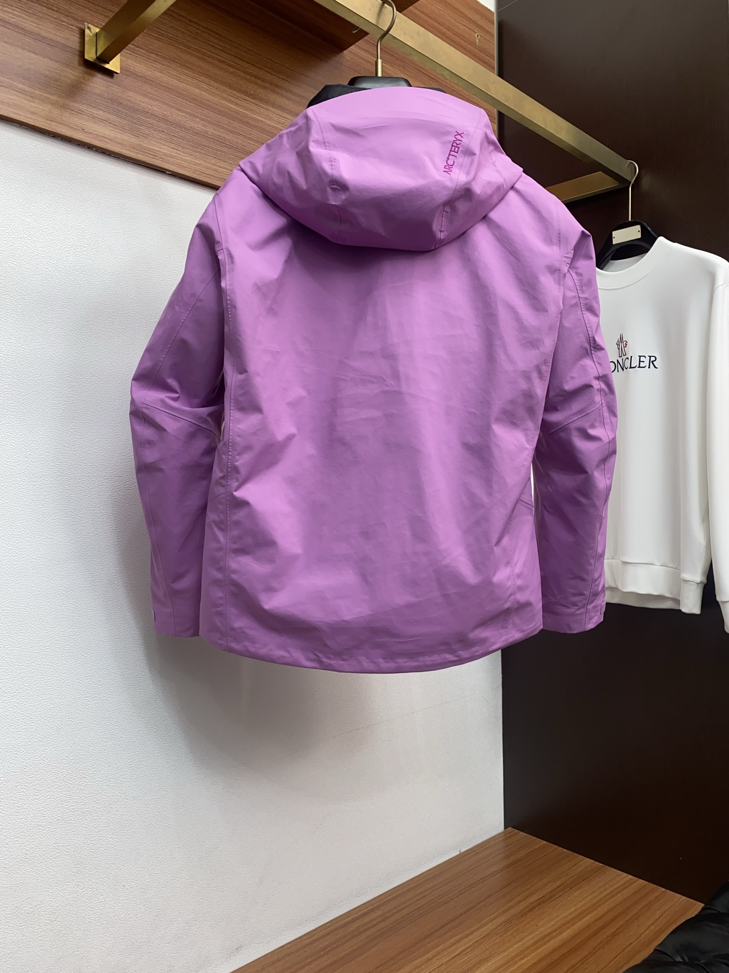 Arcteryx Male Down Jacket White Duck Down Hooded S-l-xl