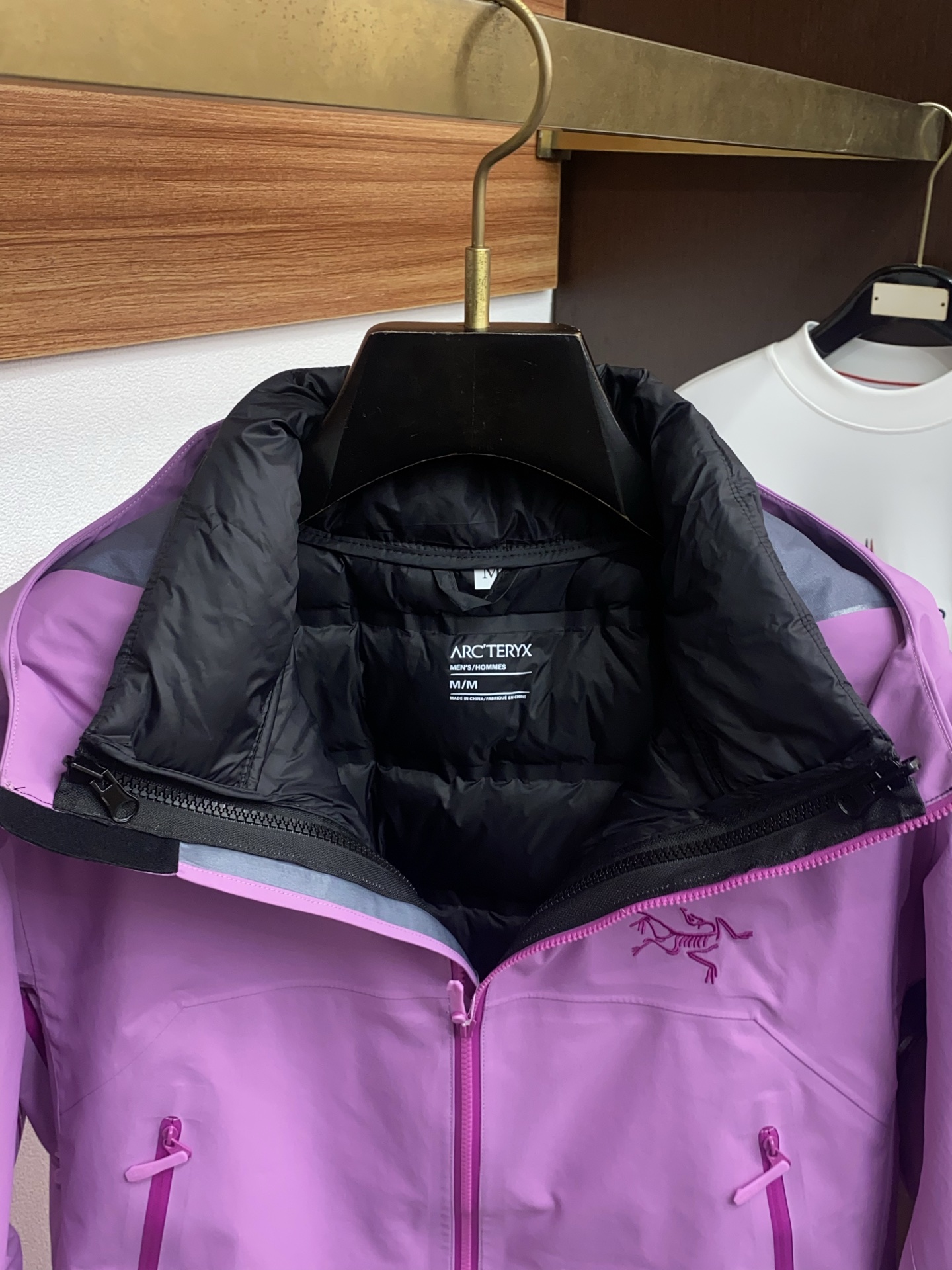 Arcteryx Male Down Jacket White Duck Down Hooded S-l-xl