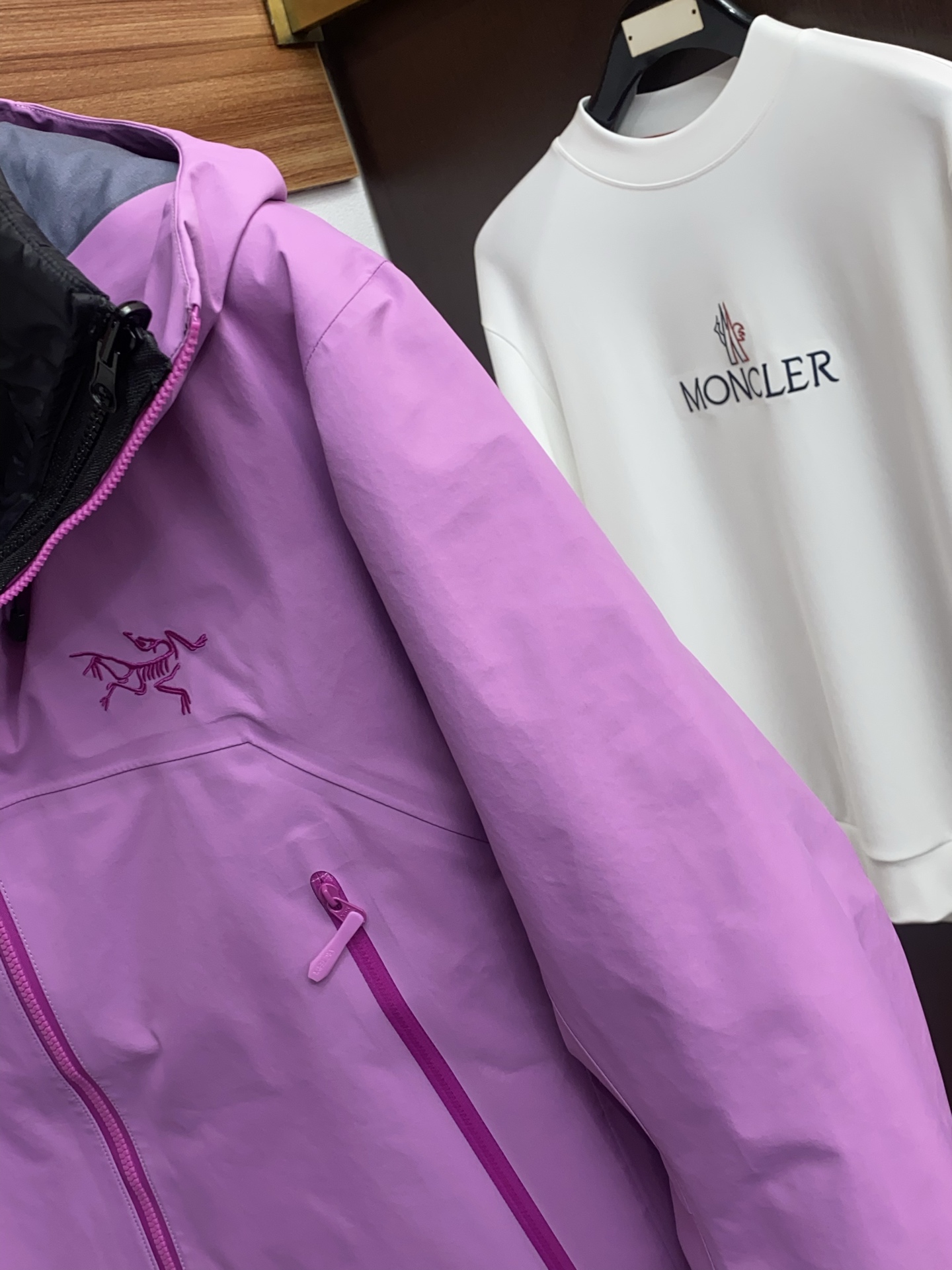 Arcteryx Male Down Jacket White Duck Down Hooded S-l-xl