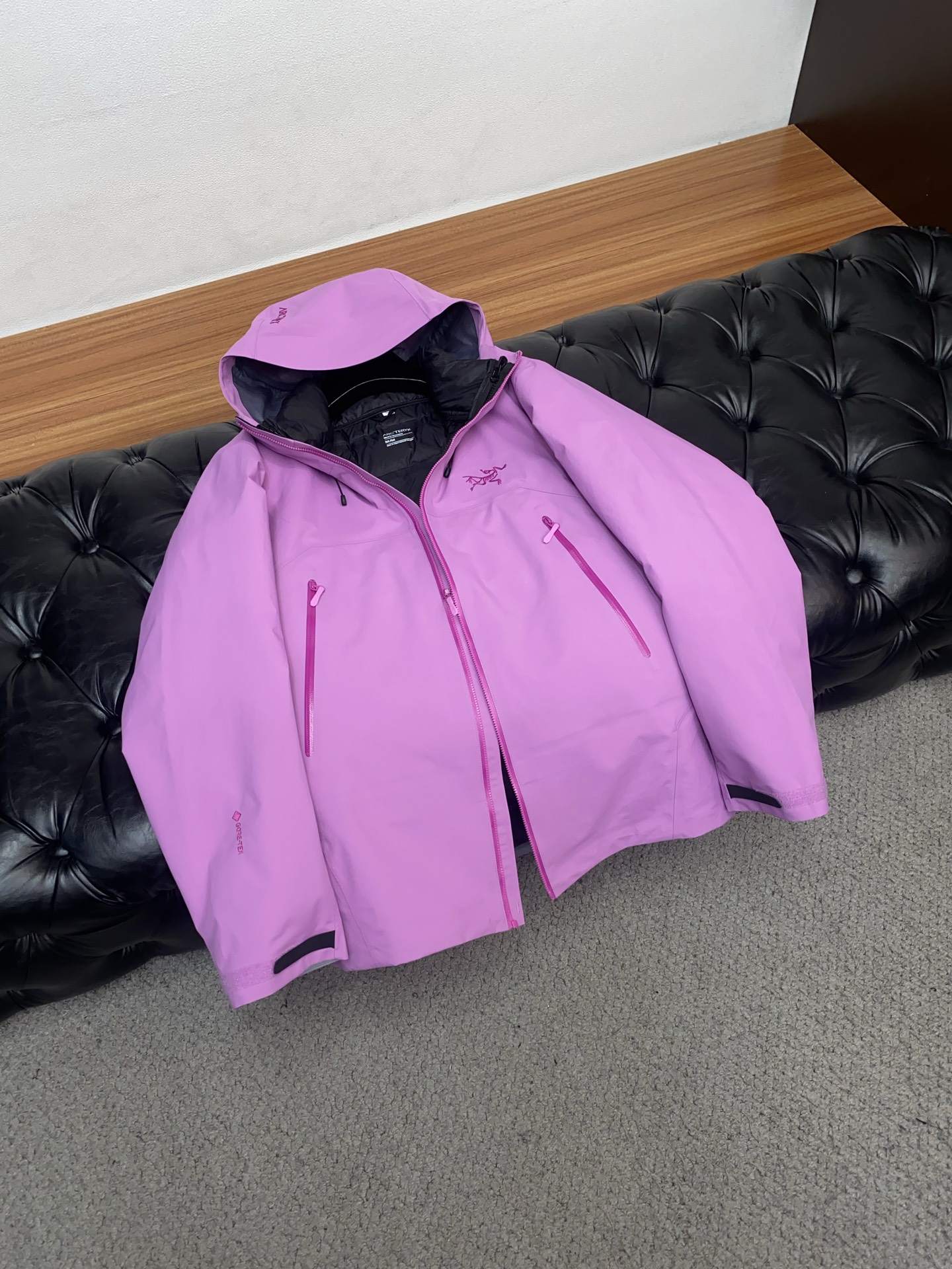 Arcteryx Male Down Jacket White Duck Down Hooded S-l-xl