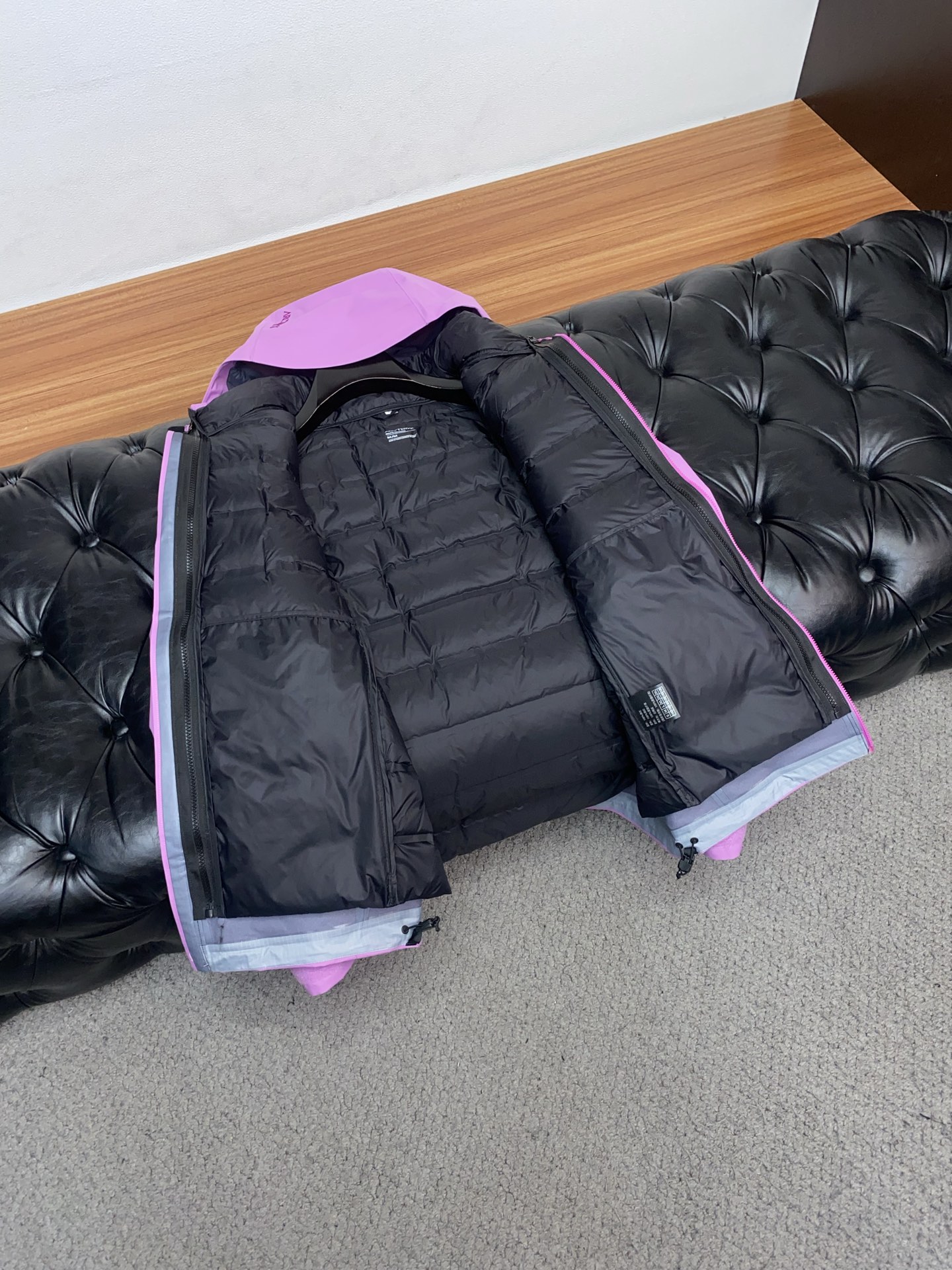 Arcteryx Male Down Jacket White Duck Down Hooded S-l-xl