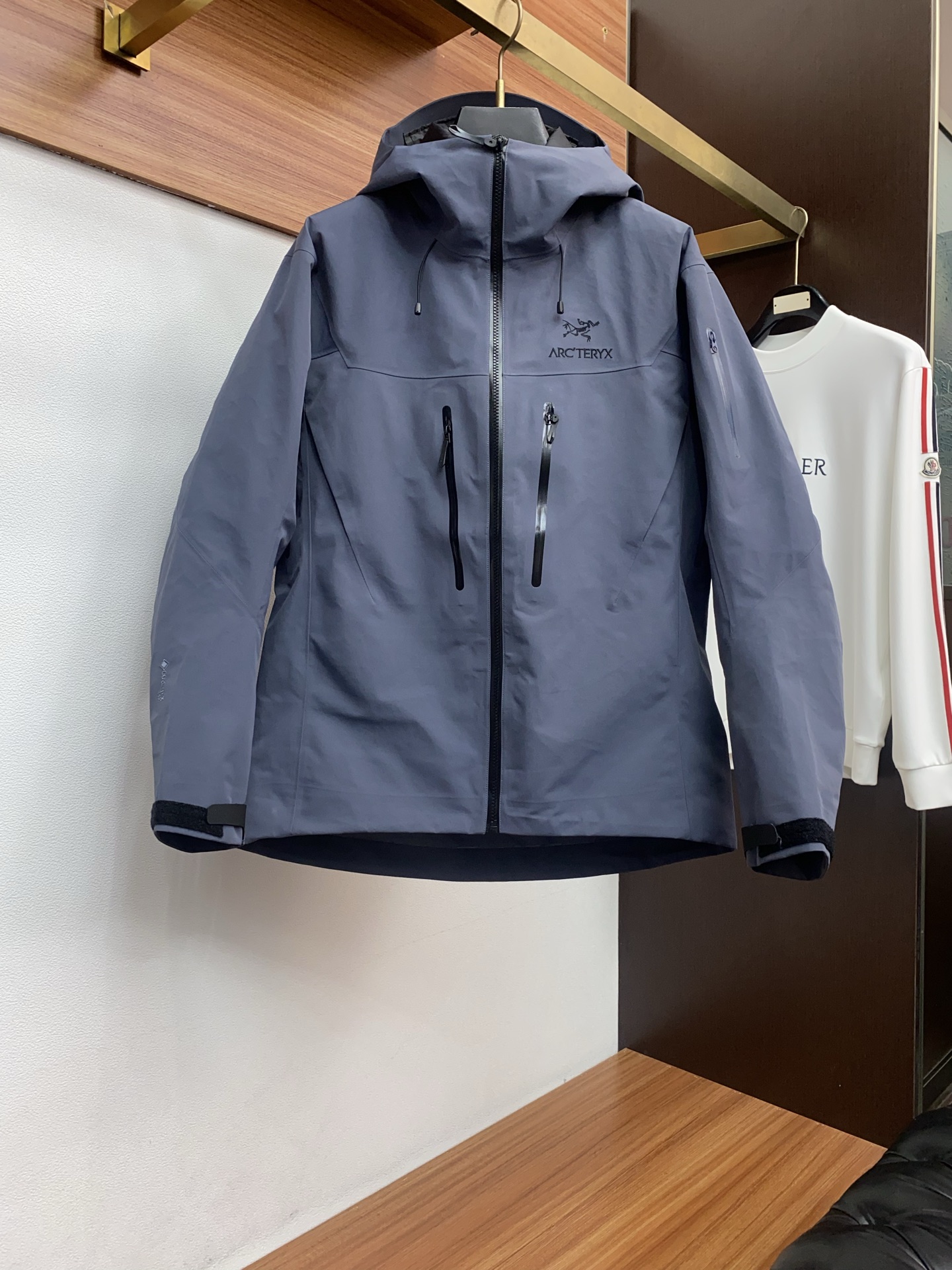 Arcteryx Male Down Jacket White Duck Down Hooded S-l-xl