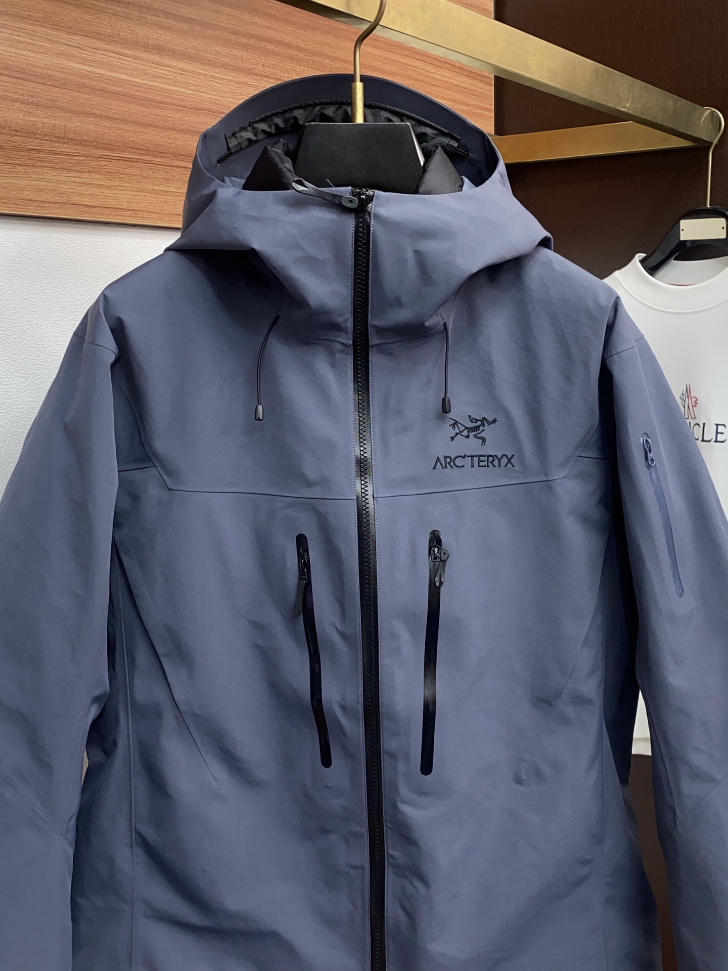 Arcteryx Male Down Jacket White Duck Down Hooded S-l-xl