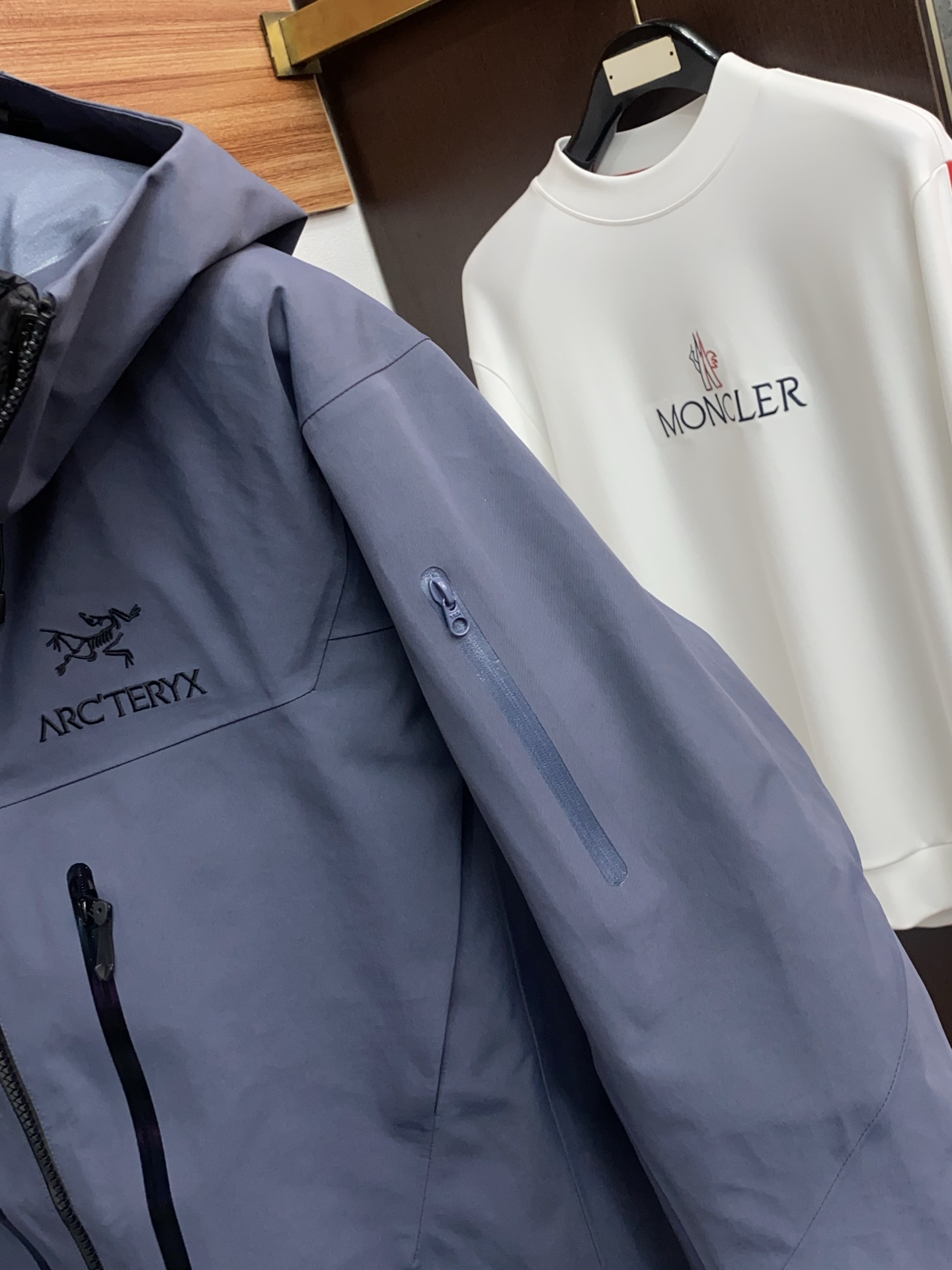 Arcteryx Male Down Jacket White Duck Down Hooded S-l-xl