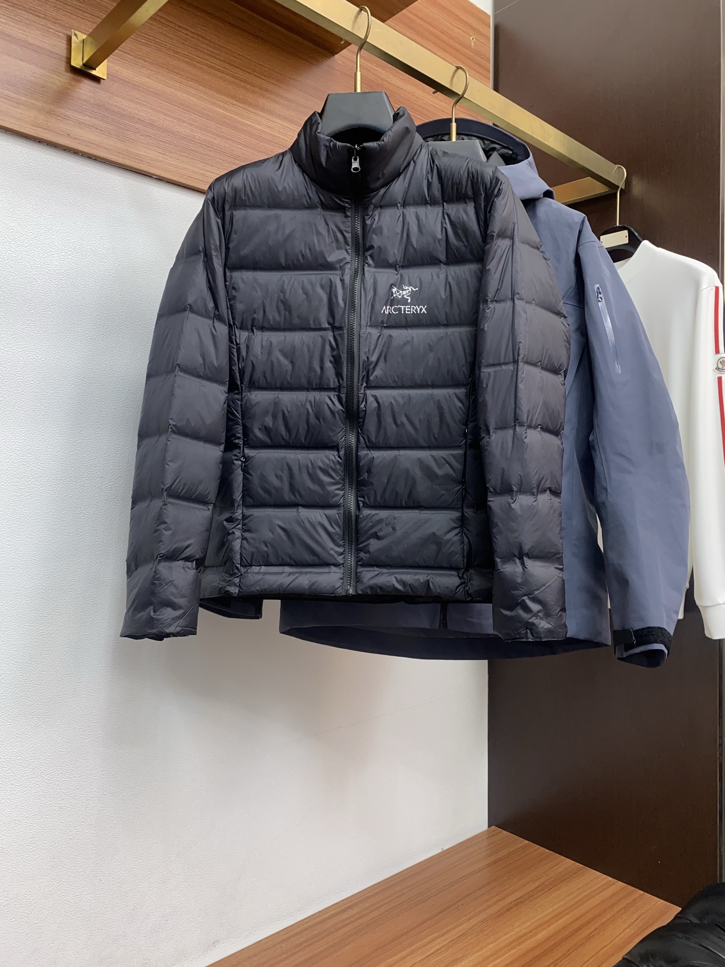 Arcteryx Male Down Jacket White Duck Down Hooded S-l-xl