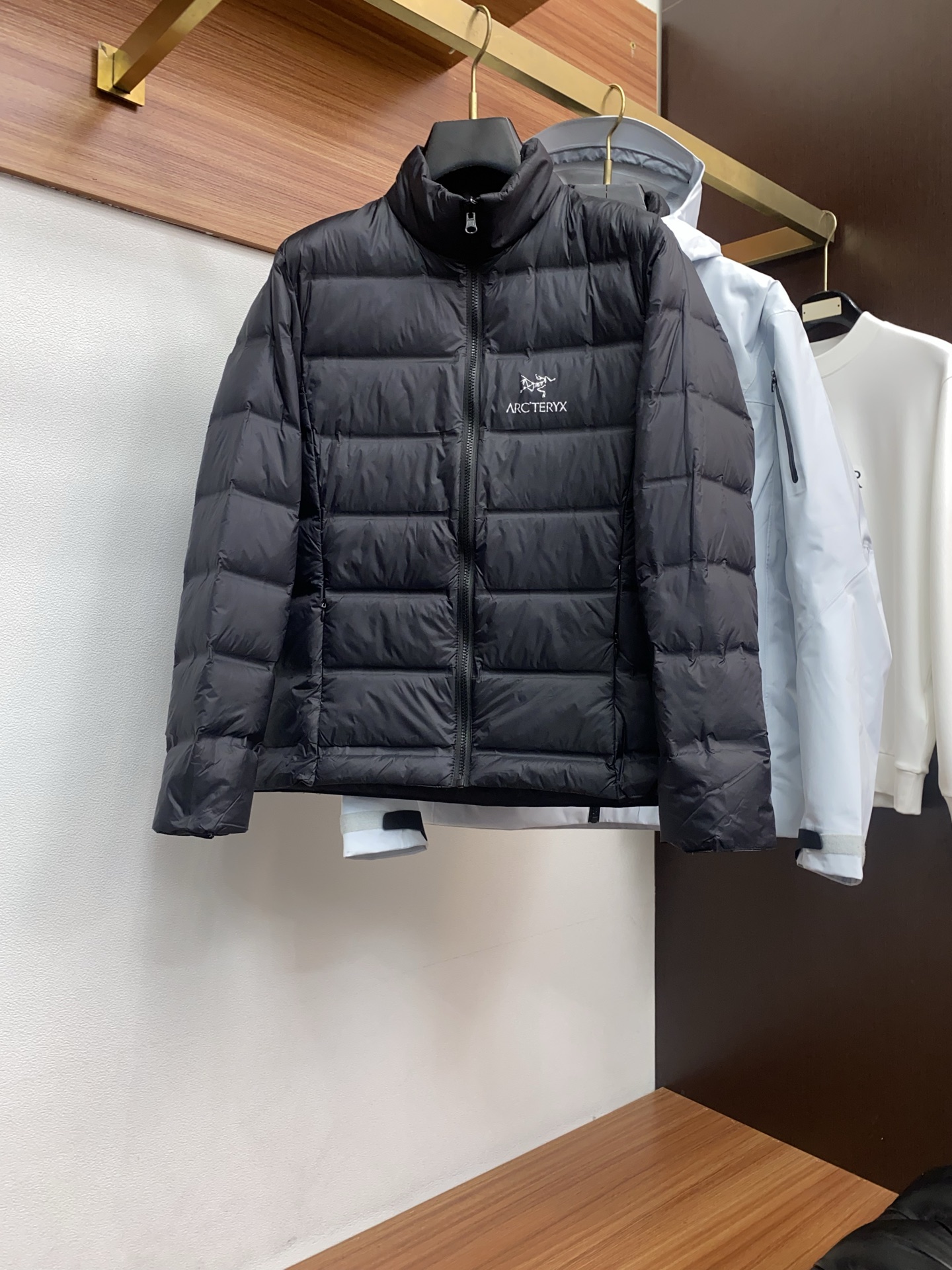 Arcteryx Male Down Jacket White Duck Down Hooded S-l-xl