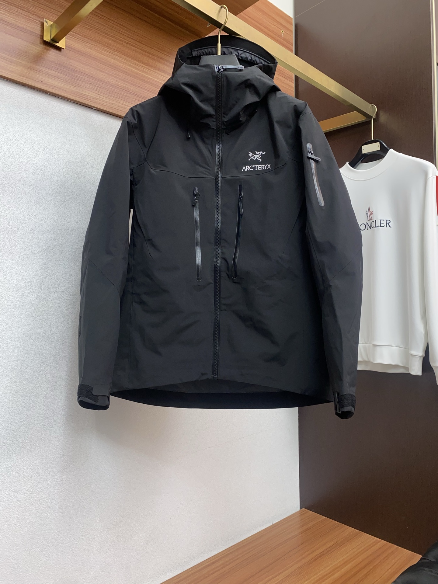 Arcteryx Male Down Jacket White Duck Down Hooded S-l-xl