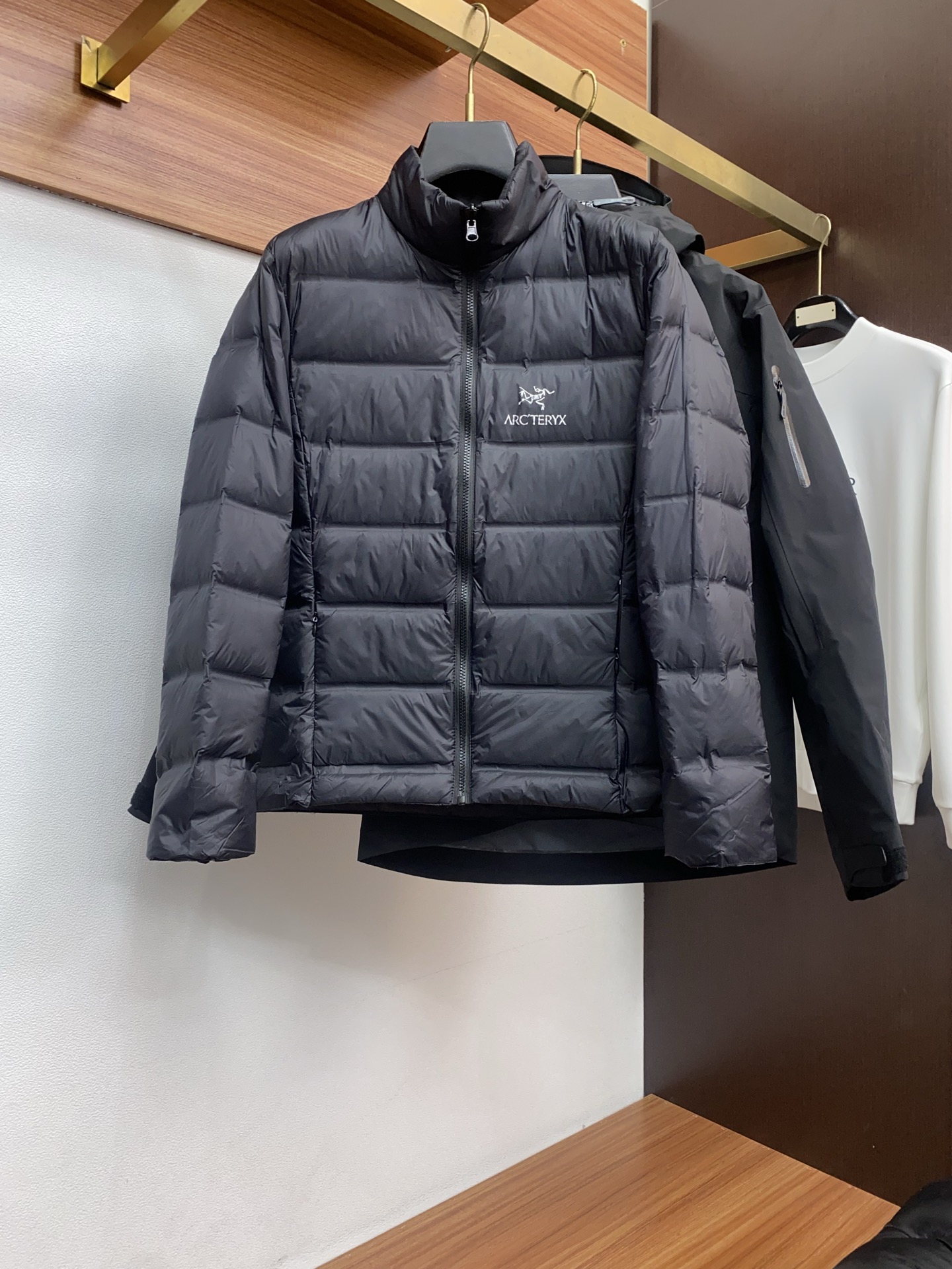 Arcteryx Male Down Jacket White Duck Down Hooded S-l-xl