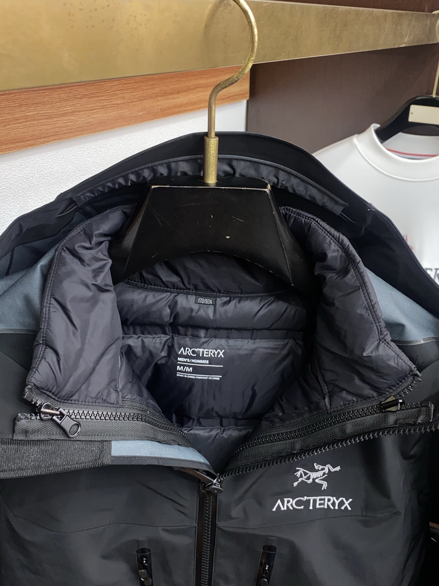 Arcteryx Male Down Jacket White Duck Down Hooded S-l-xl