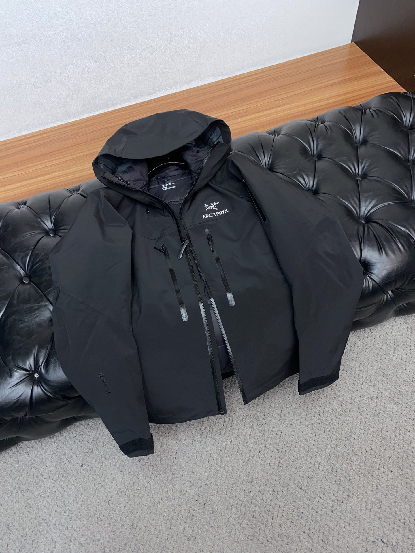 Arcteryx Male Down Jacket White Duck Down Hooded S-l-xl