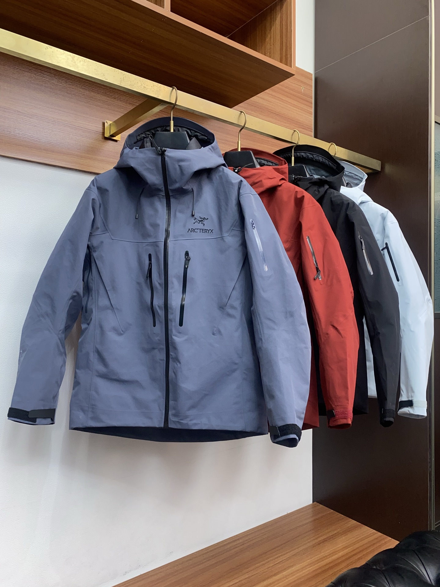 Arcteryx Male Down Jacket White Duck Down Hooded S-l-xl