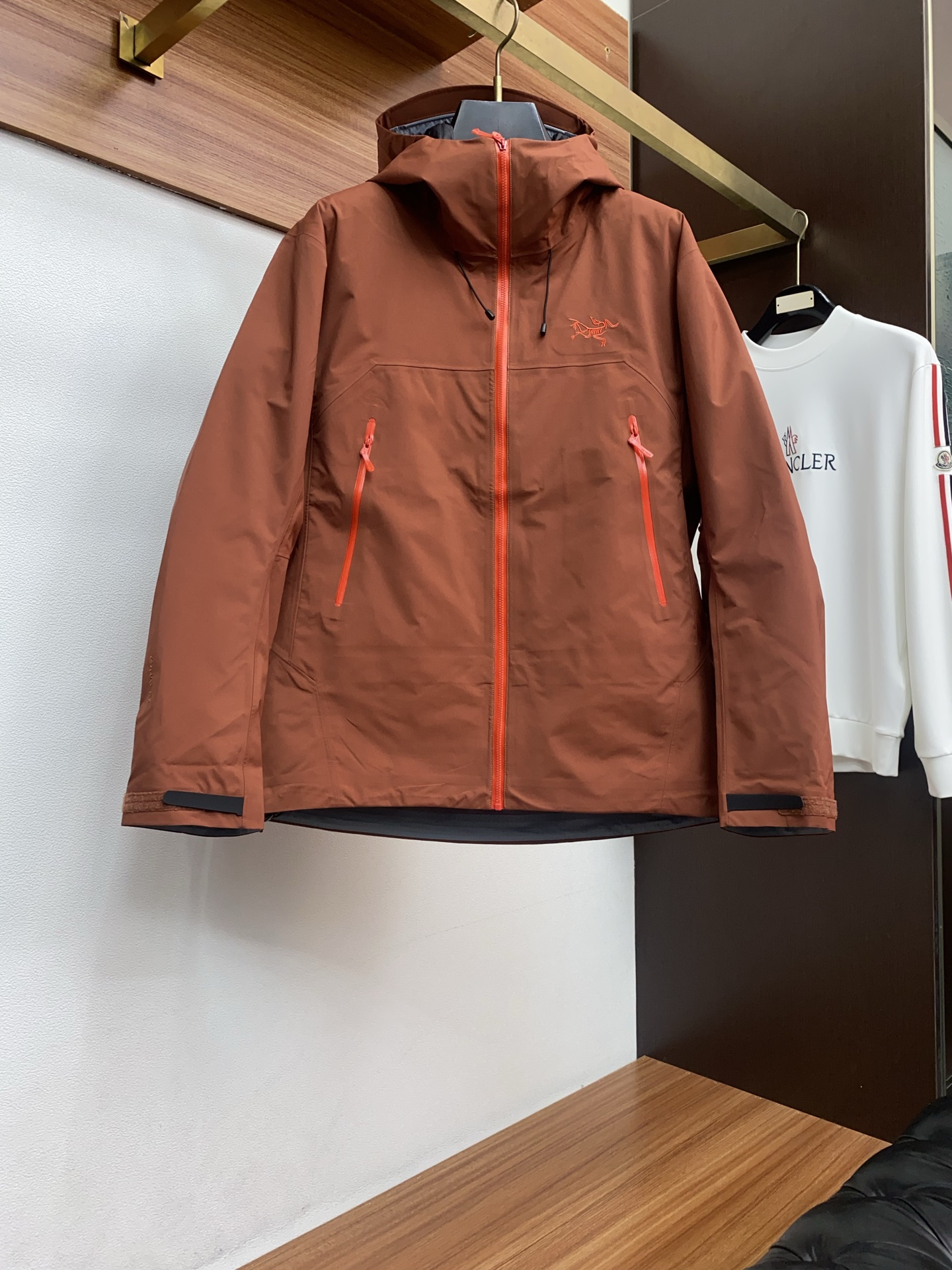 Arcteryx Male Down Jacket White Duck Down Hooded S-l-xl