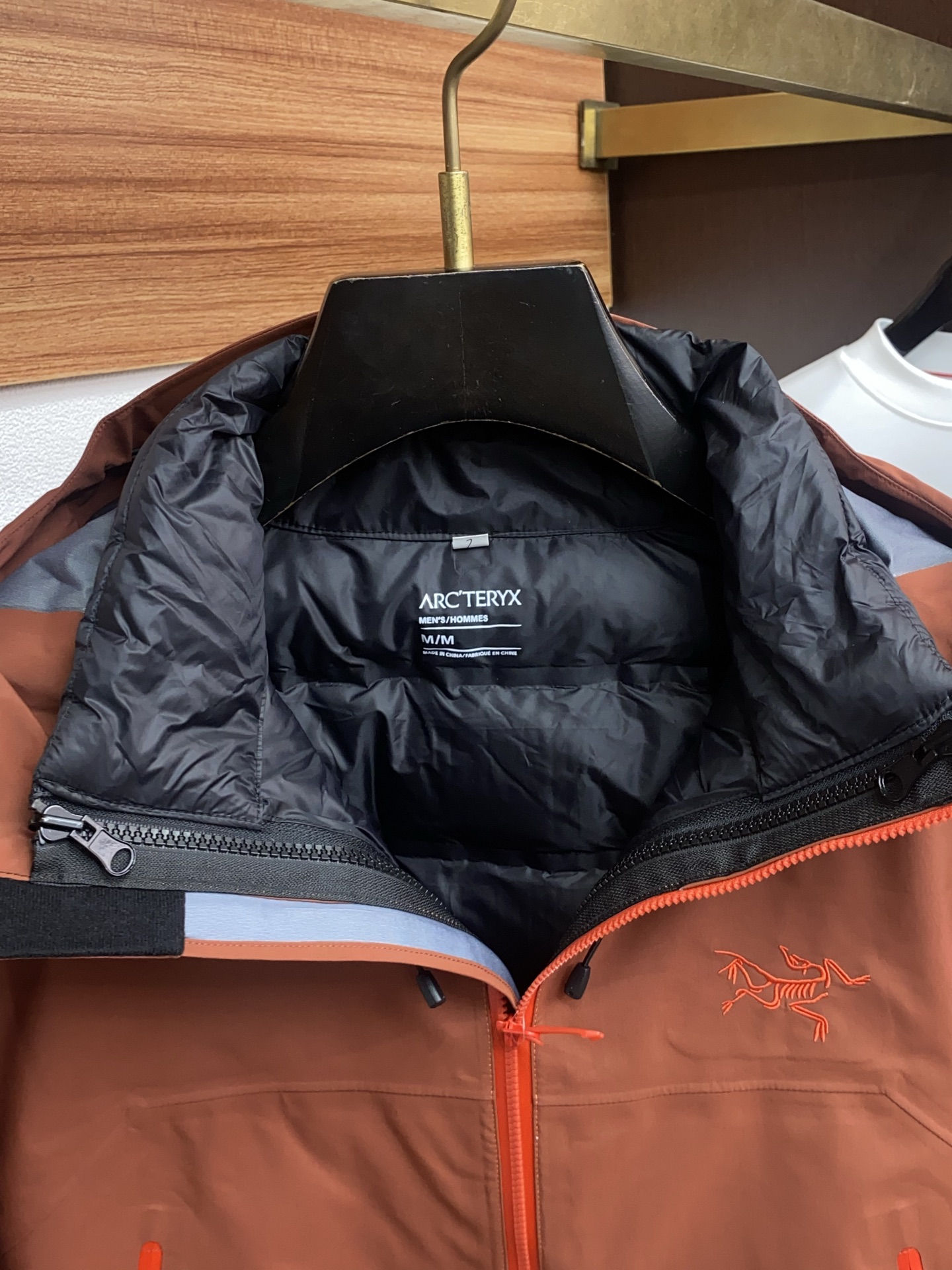 Arcteryx Male Down Jacket White Duck Down Hooded S-l-xl