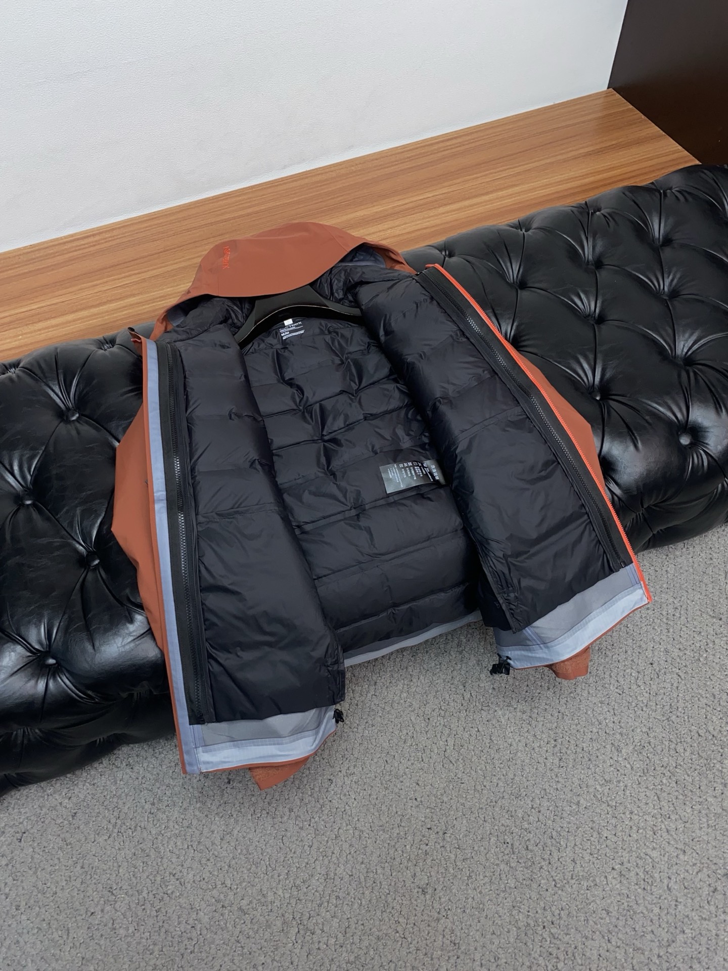 Arcteryx Male Down Jacket White Duck Down Hooded S-l-xl