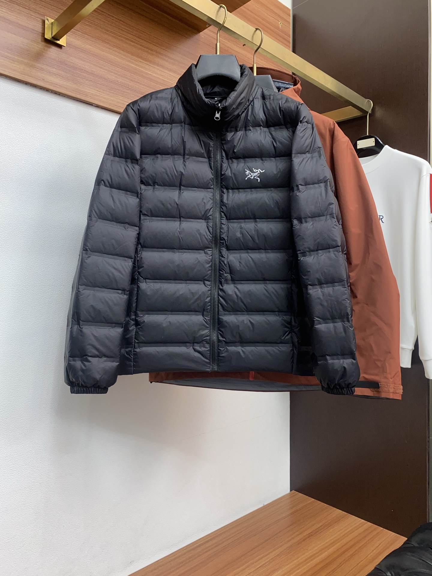 Arcteryx Male Down Jacket White Duck Down Hooded S-l-xl