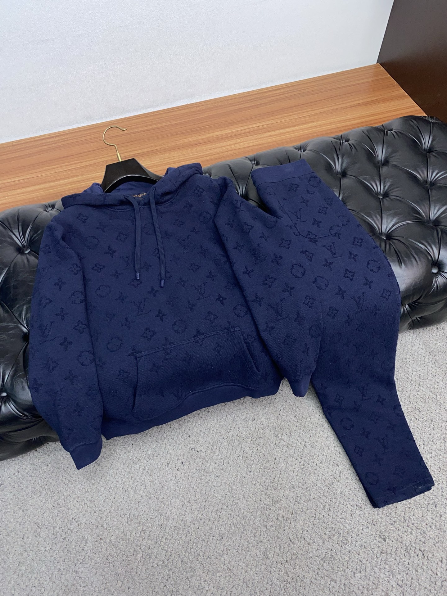 Louis Vuitton Male Hoodie Cotton Fleece Lined S-l-xl