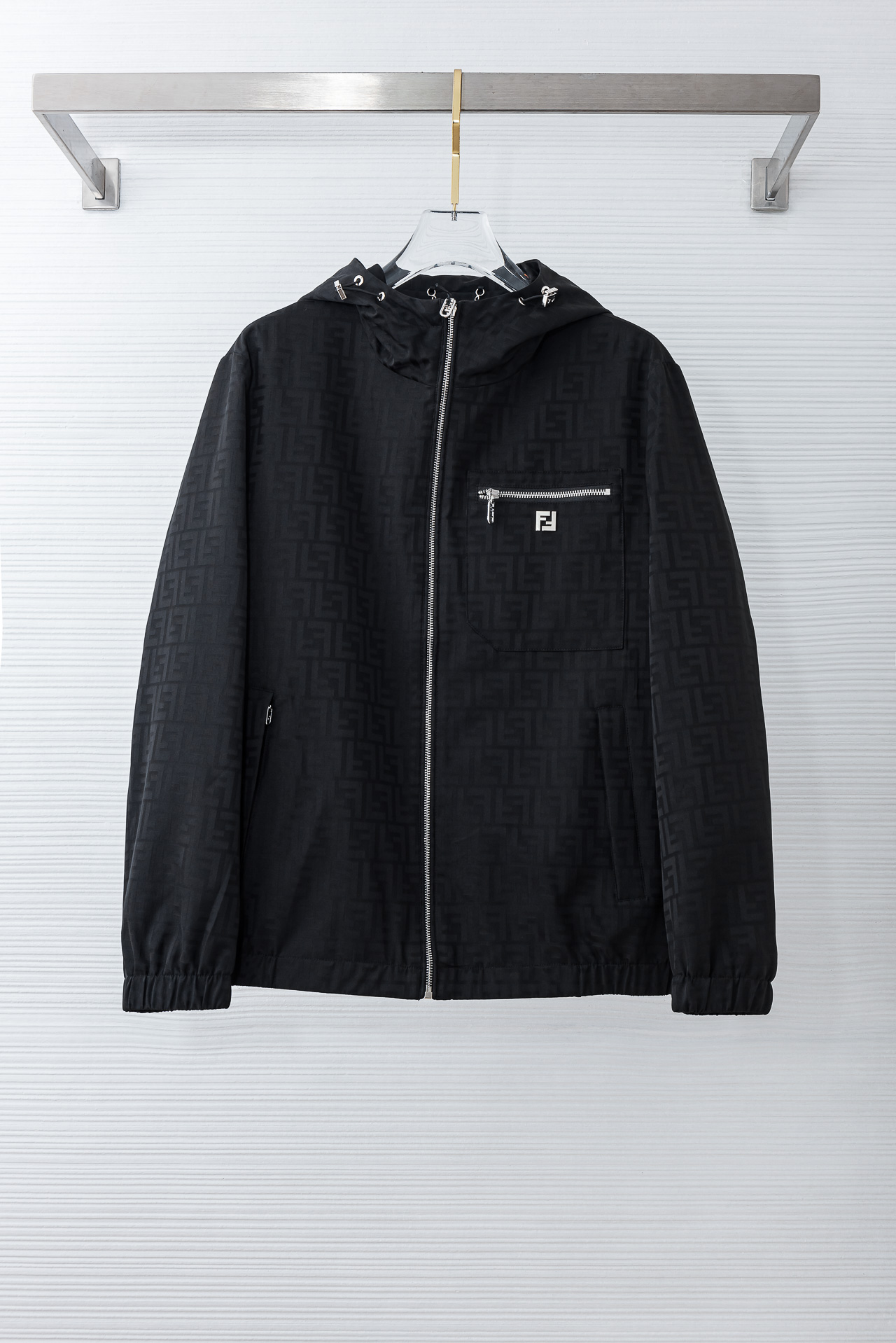 Fendi Male Jacket Polyester Hooded S-m-xxxl