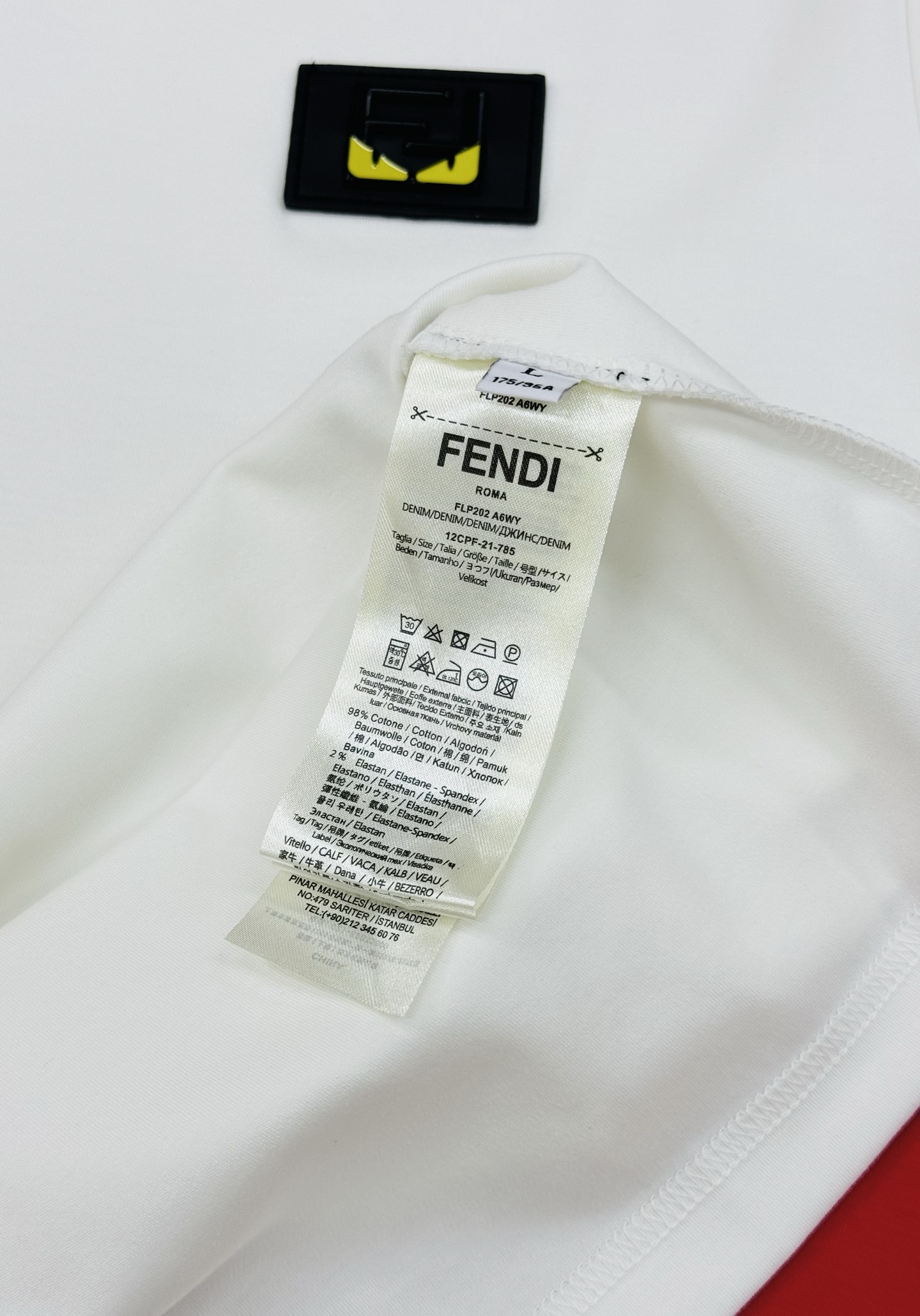 Fendi Male Basic Clothing Black Slim Fit S-m-l-xl-175140