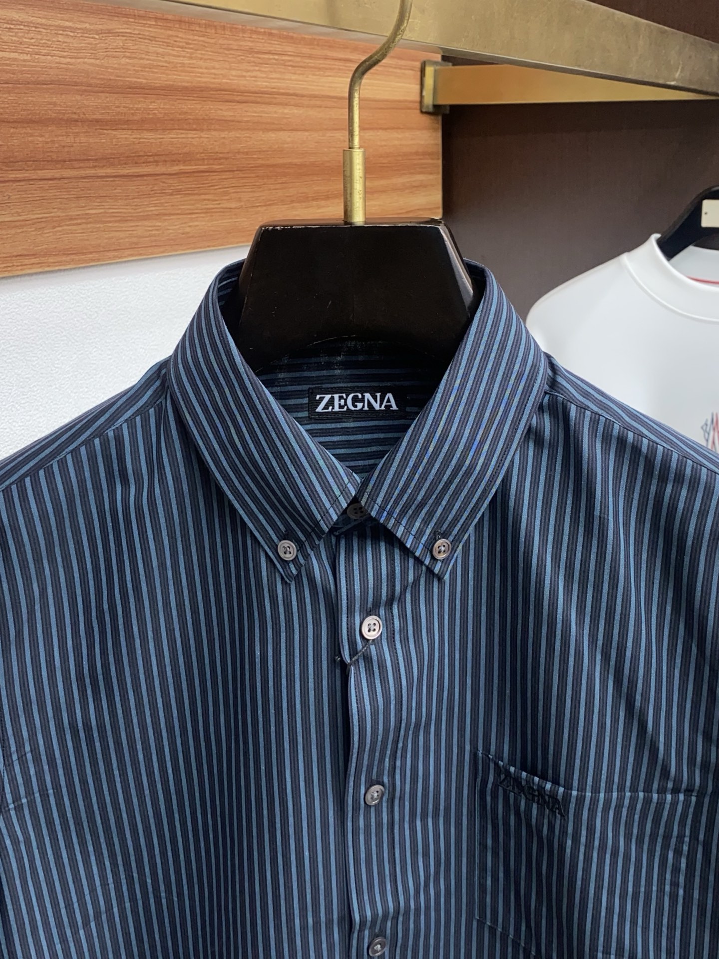 Ermenegildo Zegna Male Shirt Cotton Striped M-l-xl