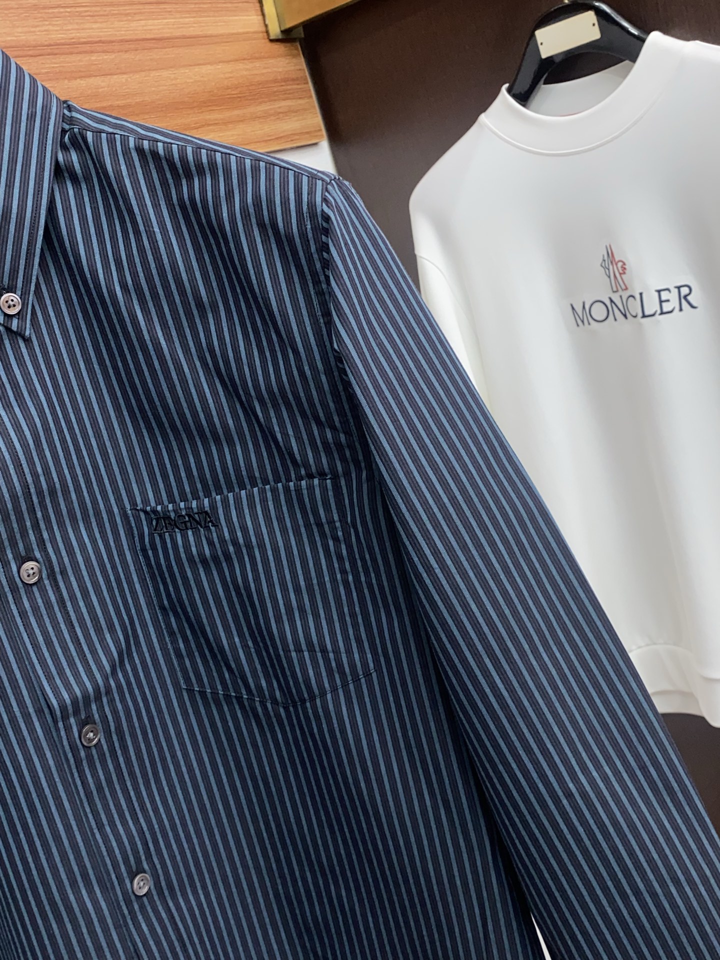 Ermenegildo Zegna Male Shirt Cotton Striped M-l-xl