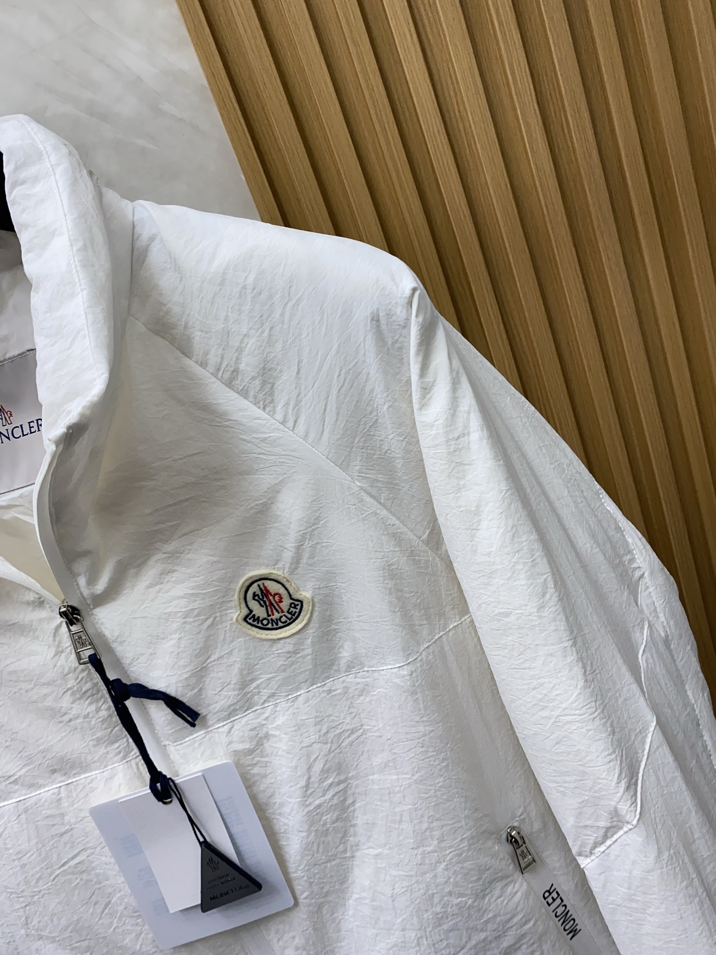 Moncler Male Down Jacket White Duck Down Hooded M-l-xl