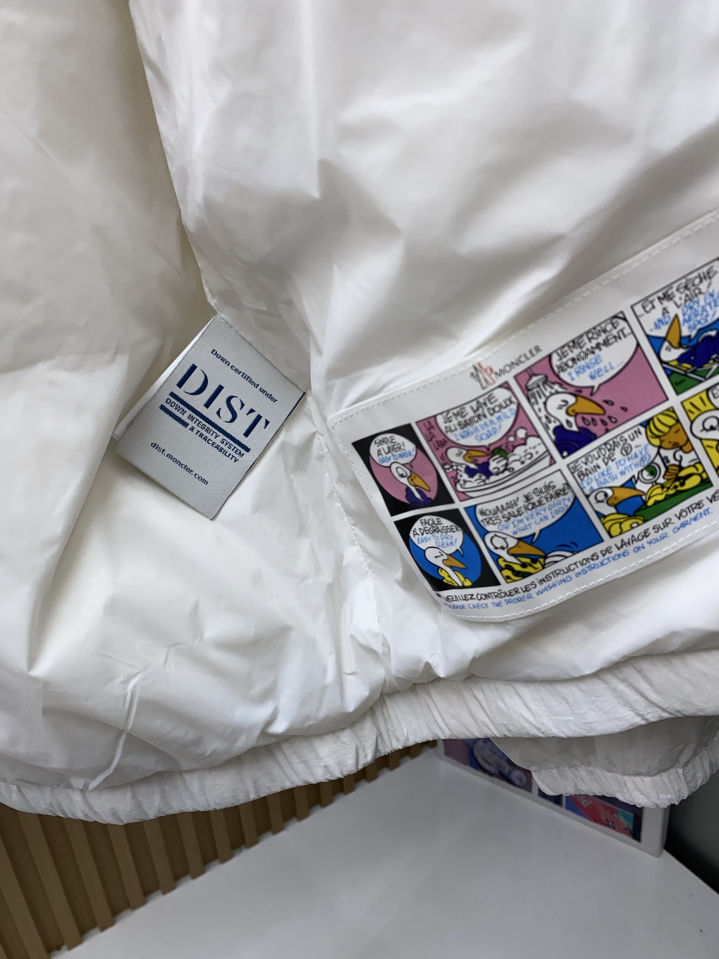 Moncler Male Down Jacket White Duck Down Hooded M-l-xl