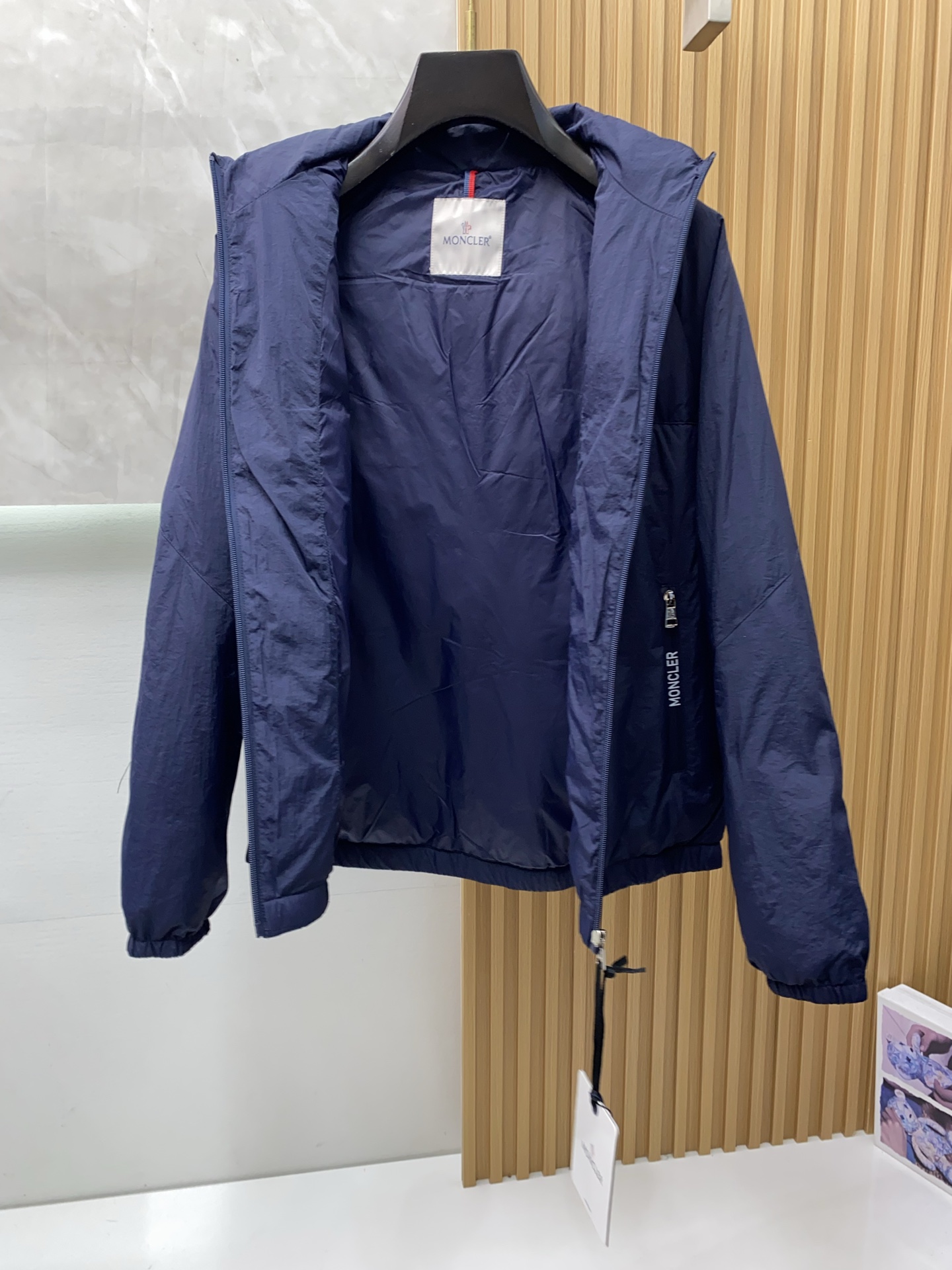 Moncler Male Down Jacket White Duck Down Hooded M-l-xl