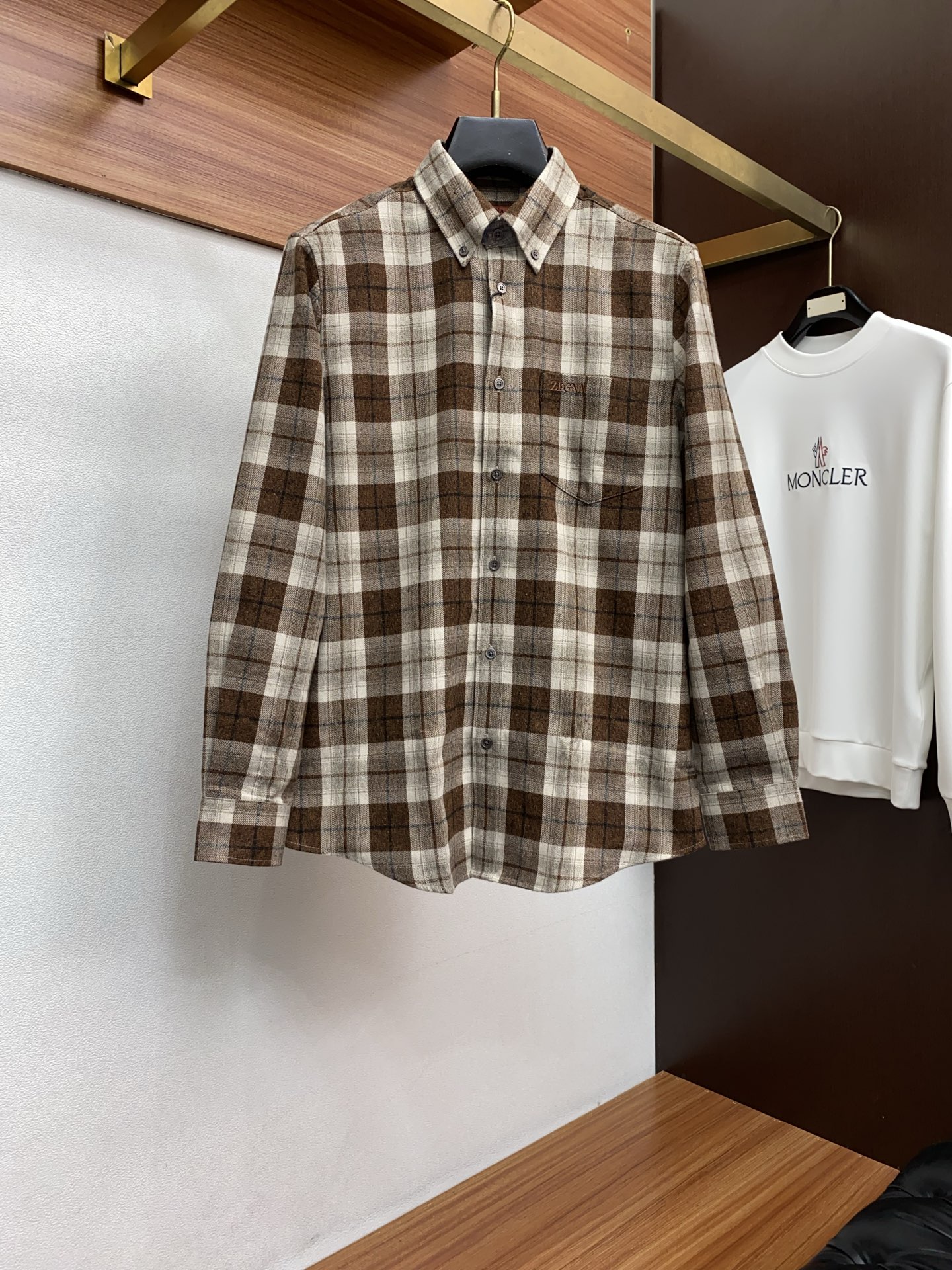 Ermenegildo Zegna Male Shirt Cotton M-l-xl