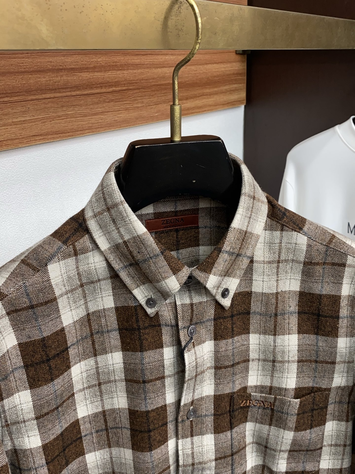 Ermenegildo Zegna Male Shirt Cotton M-l-xl