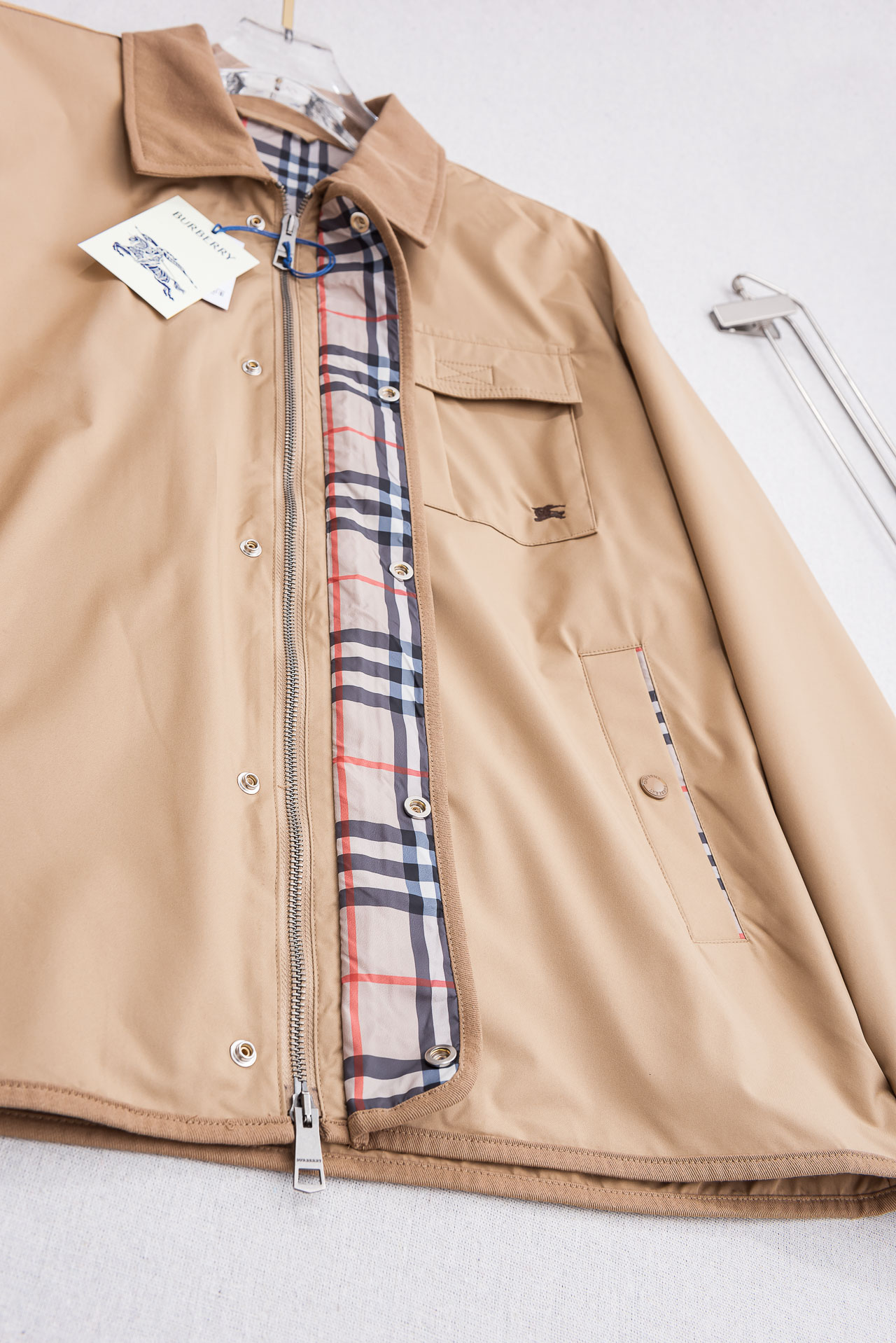 Burberry Male Jacket Cotton S-m-xxxl