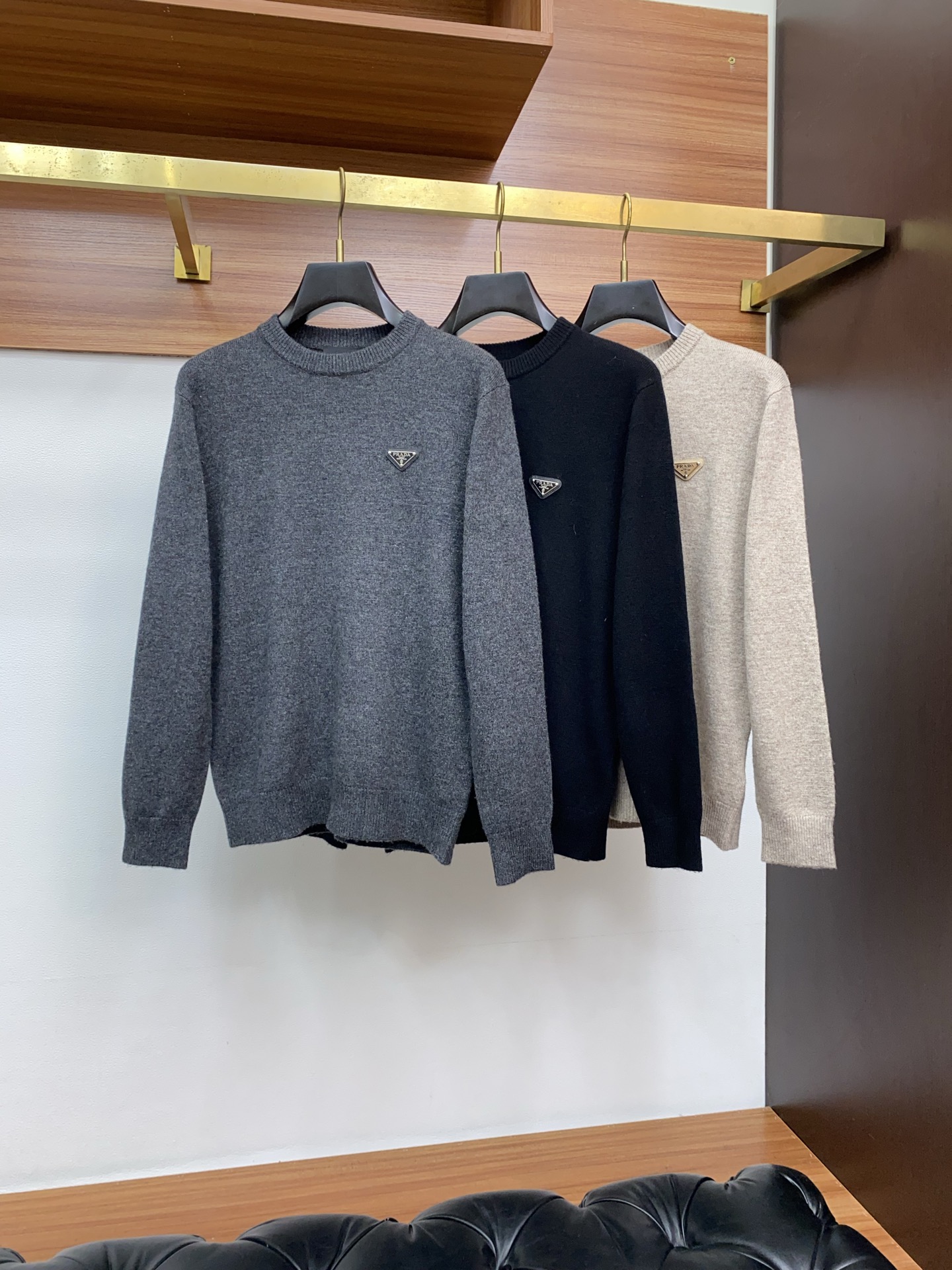 Prada Male Basic Clothing Wool M-l-xl