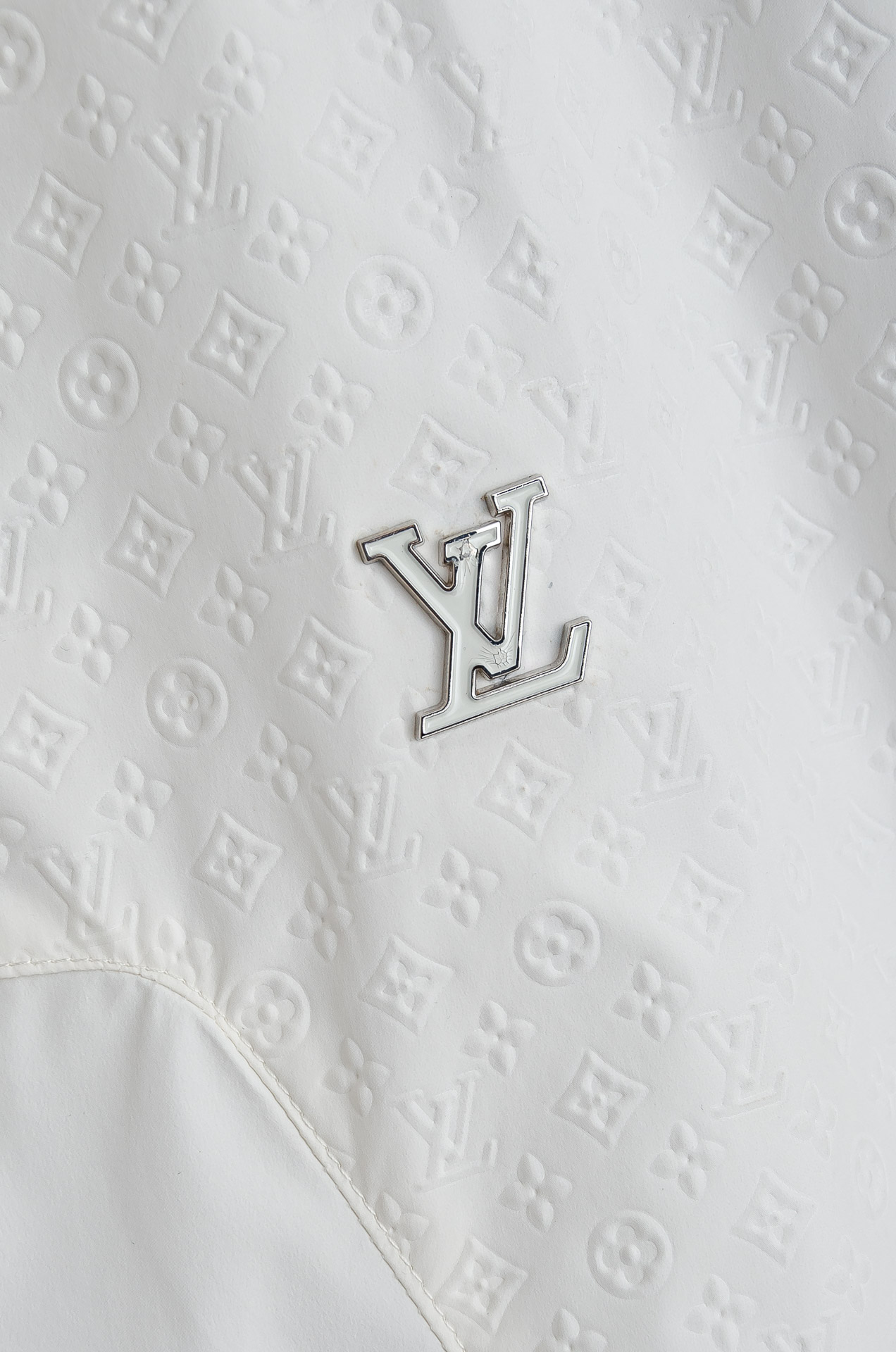 Louis Vuitton Male Jacket Polyester Black Hooded M-l-xl