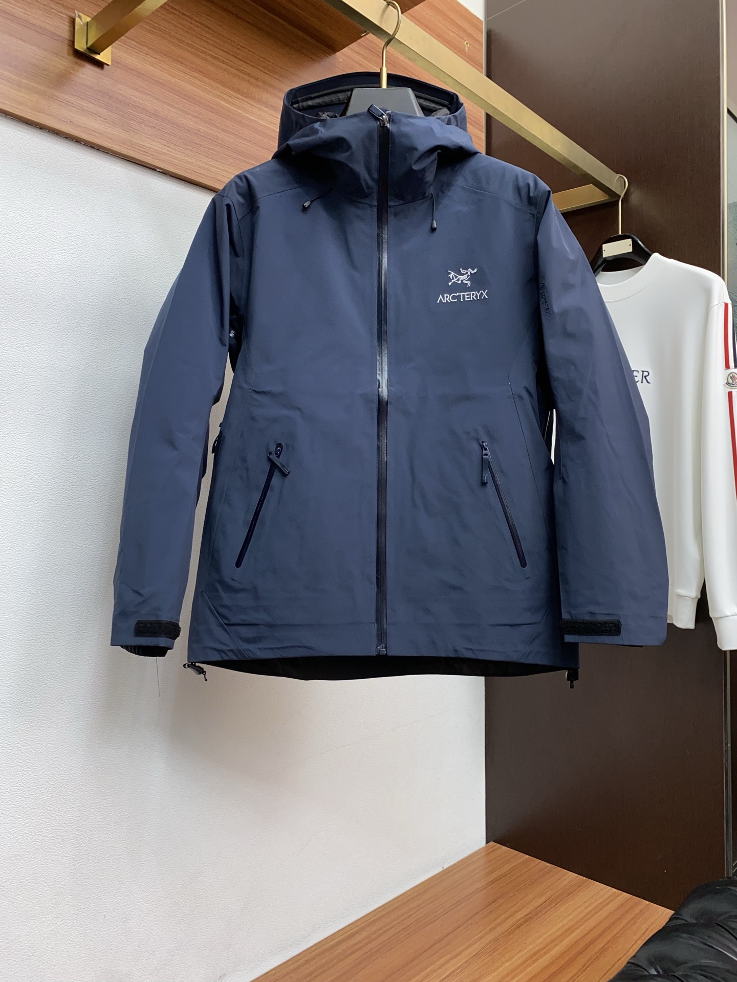Arcteryx Male Down Jacket White Duck Down Hooded S-l-xl