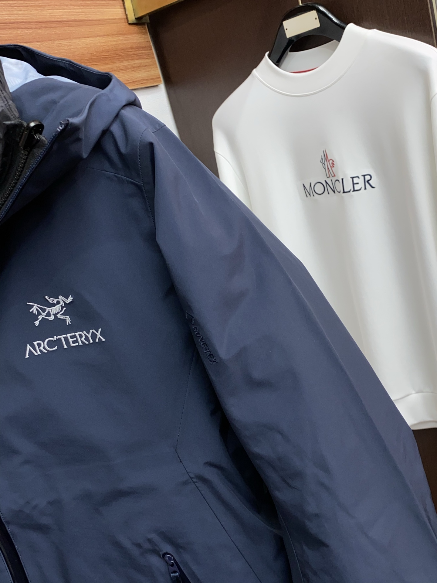 Arcteryx Male Down Jacket White Duck Down Hooded S-l-xl