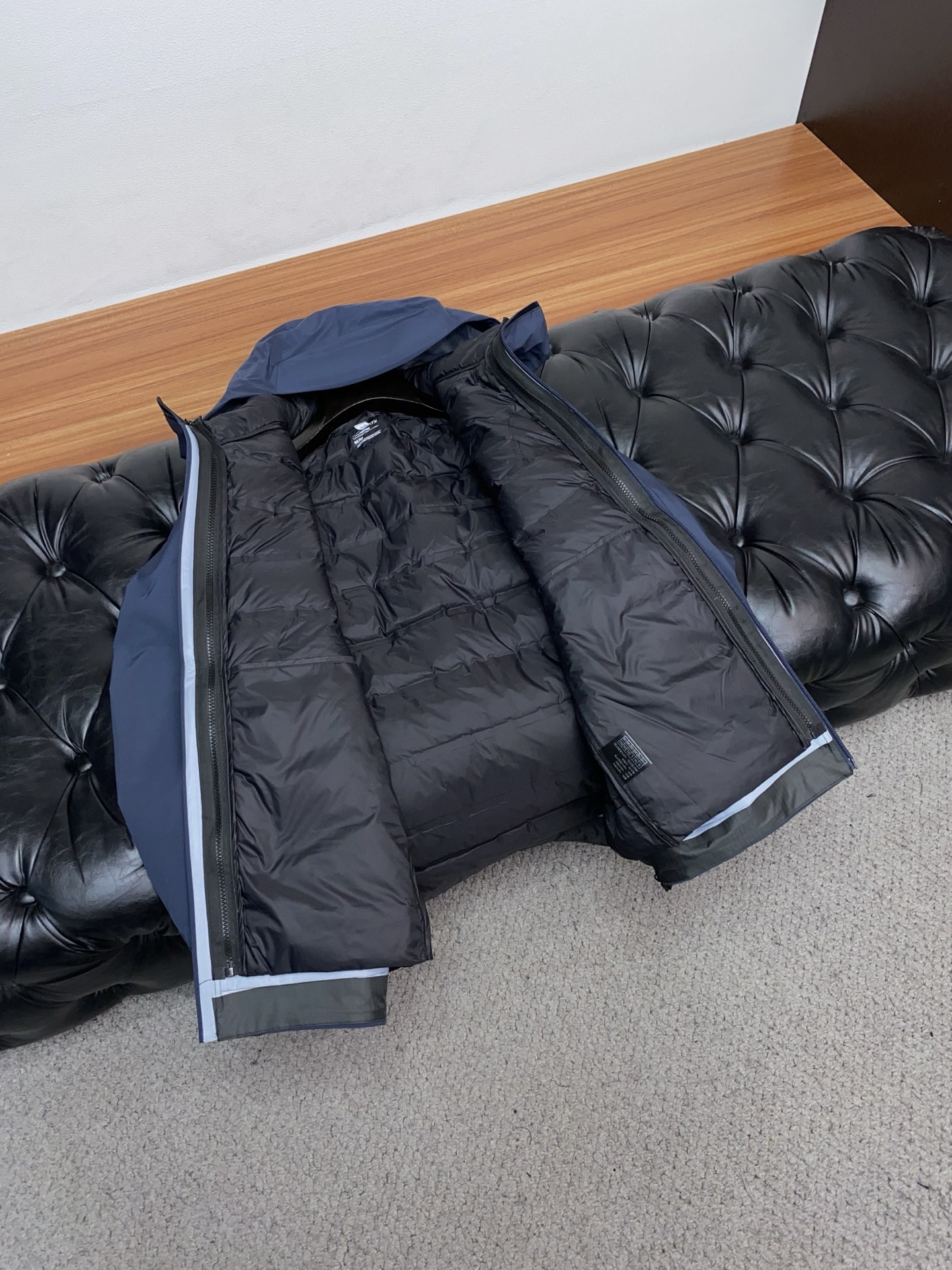 Arcteryx Male Down Jacket White Duck Down Hooded S-l-xl