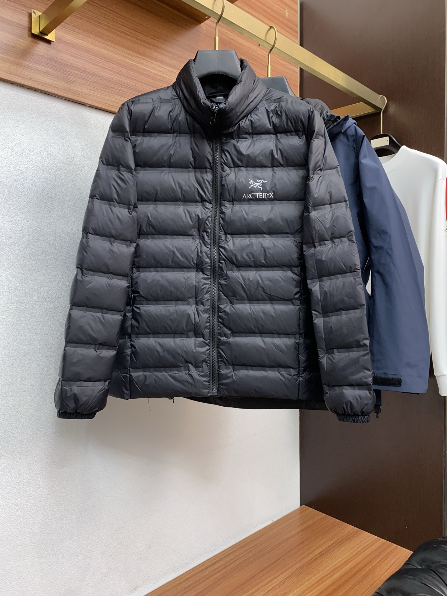 Arcteryx Male Down Jacket White Duck Down Hooded S-l-xl