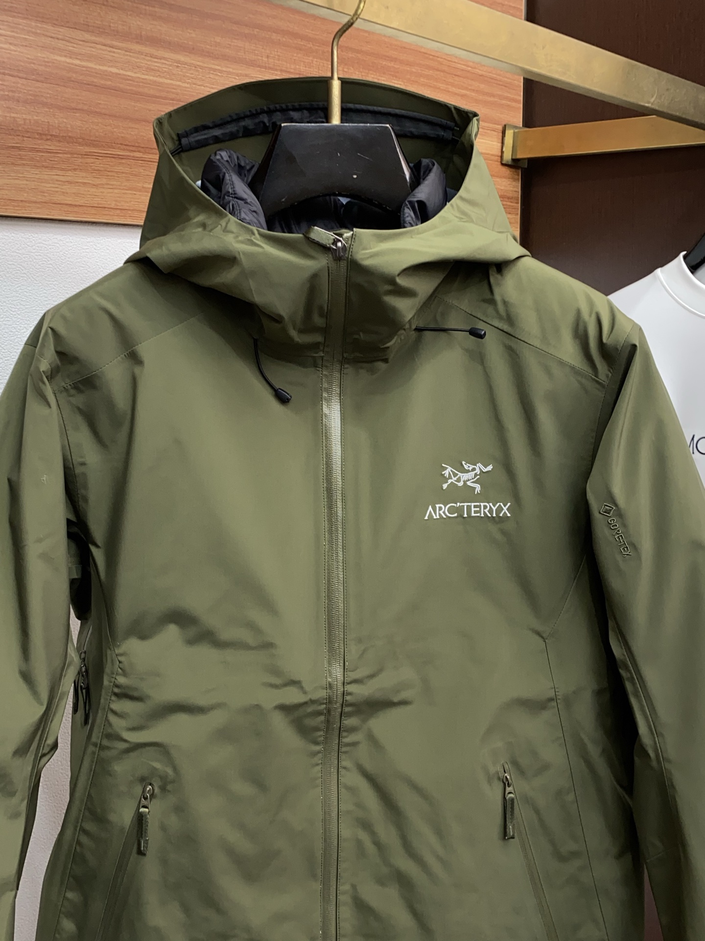 Arcteryx Male Down Jacket White Duck Down Hooded S-l-xl