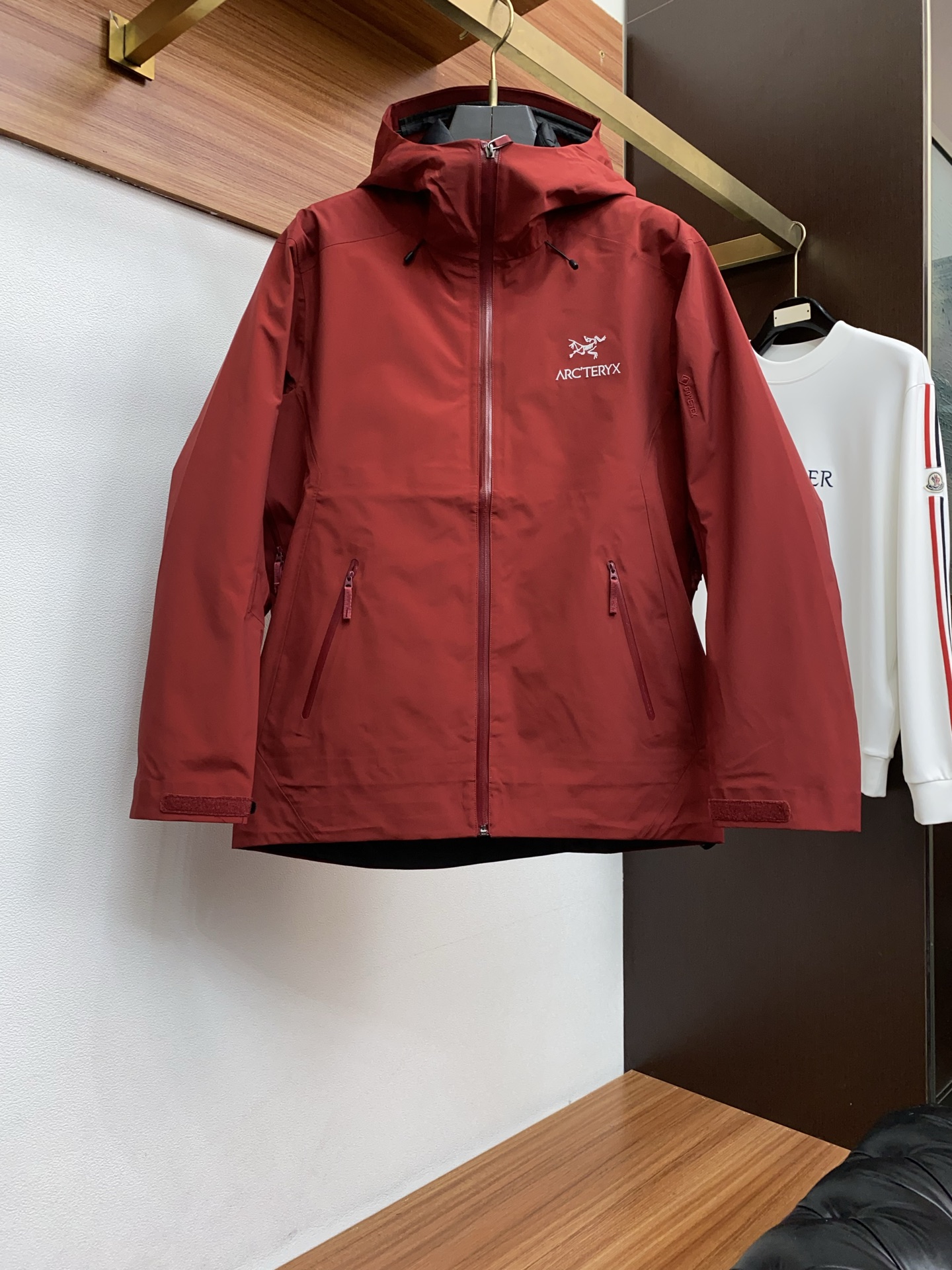 Arcteryx Male Down Jacket White Duck Down Hooded S-l-xl