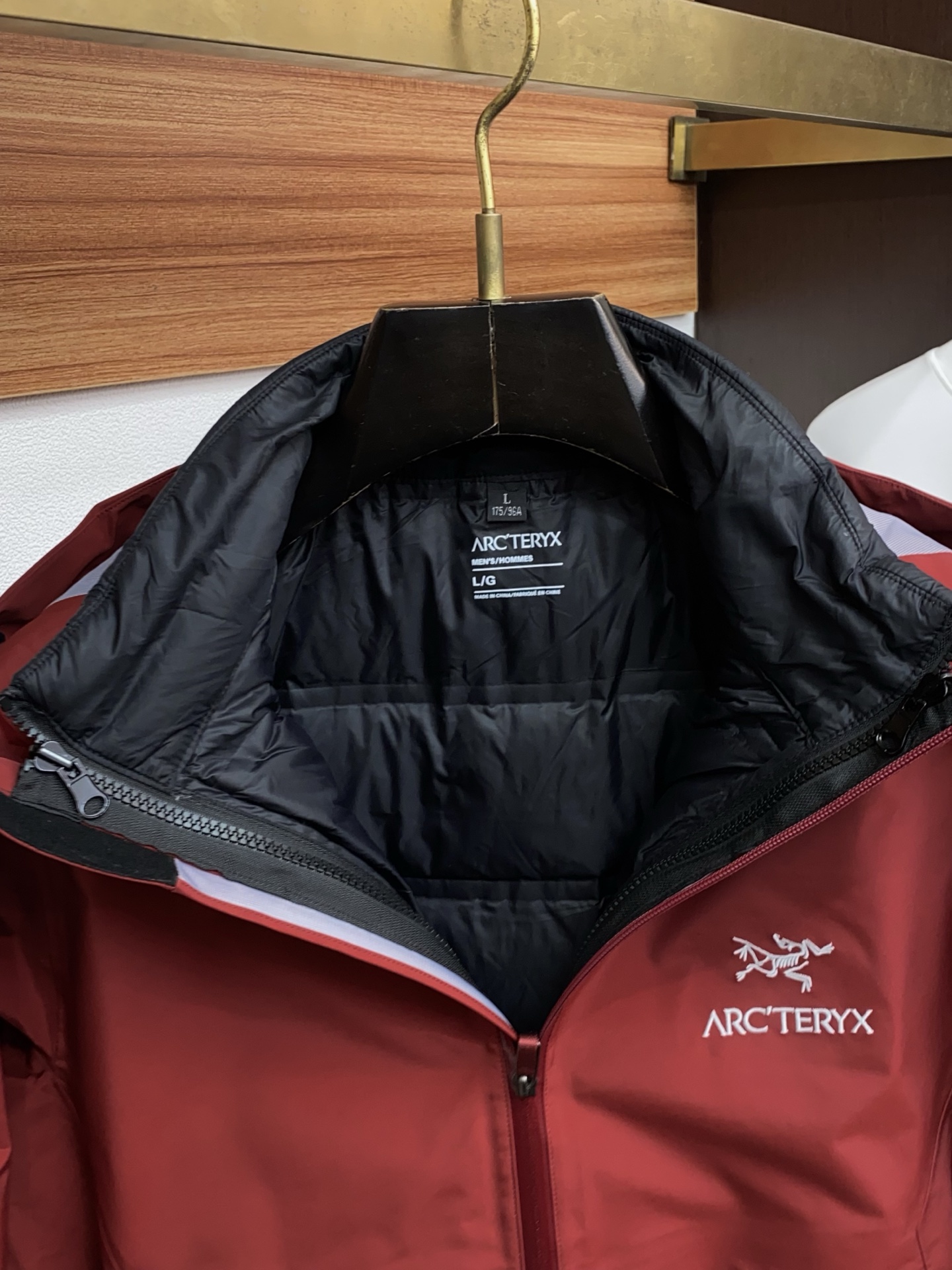 Arcteryx Male Down Jacket White Duck Down Hooded S-l-xl